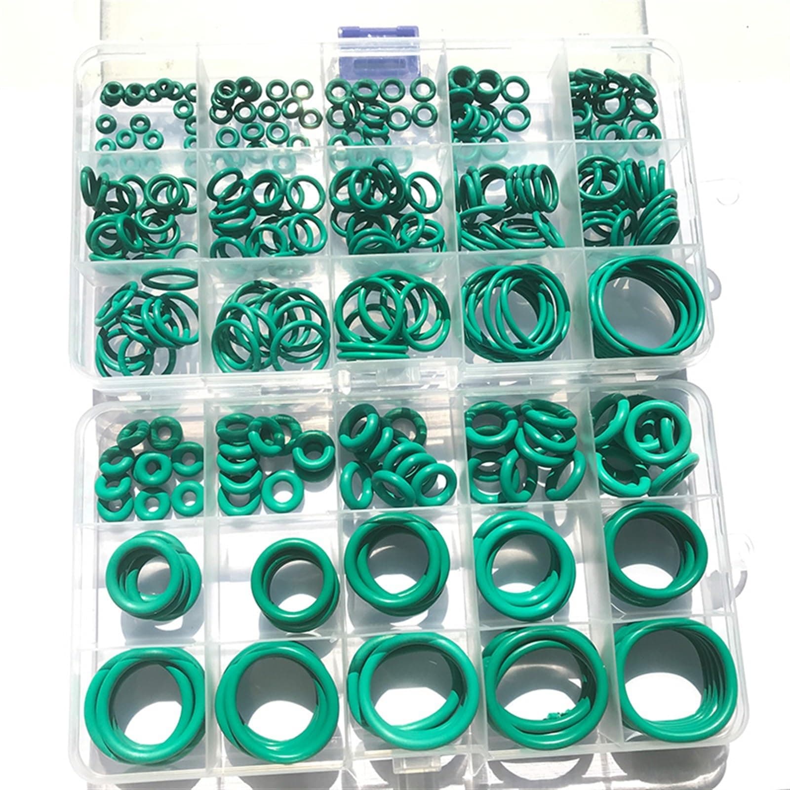Rubber O Rings 250-100Pcs FKM O Ring CS 1~3.1mm OD 4~32mm Sealing Gasket Insulation Oil High Temperature Resistance Fluorine Rubber O Ring Sealing Gasket (Color : 1.0mm 250PCS (1set))