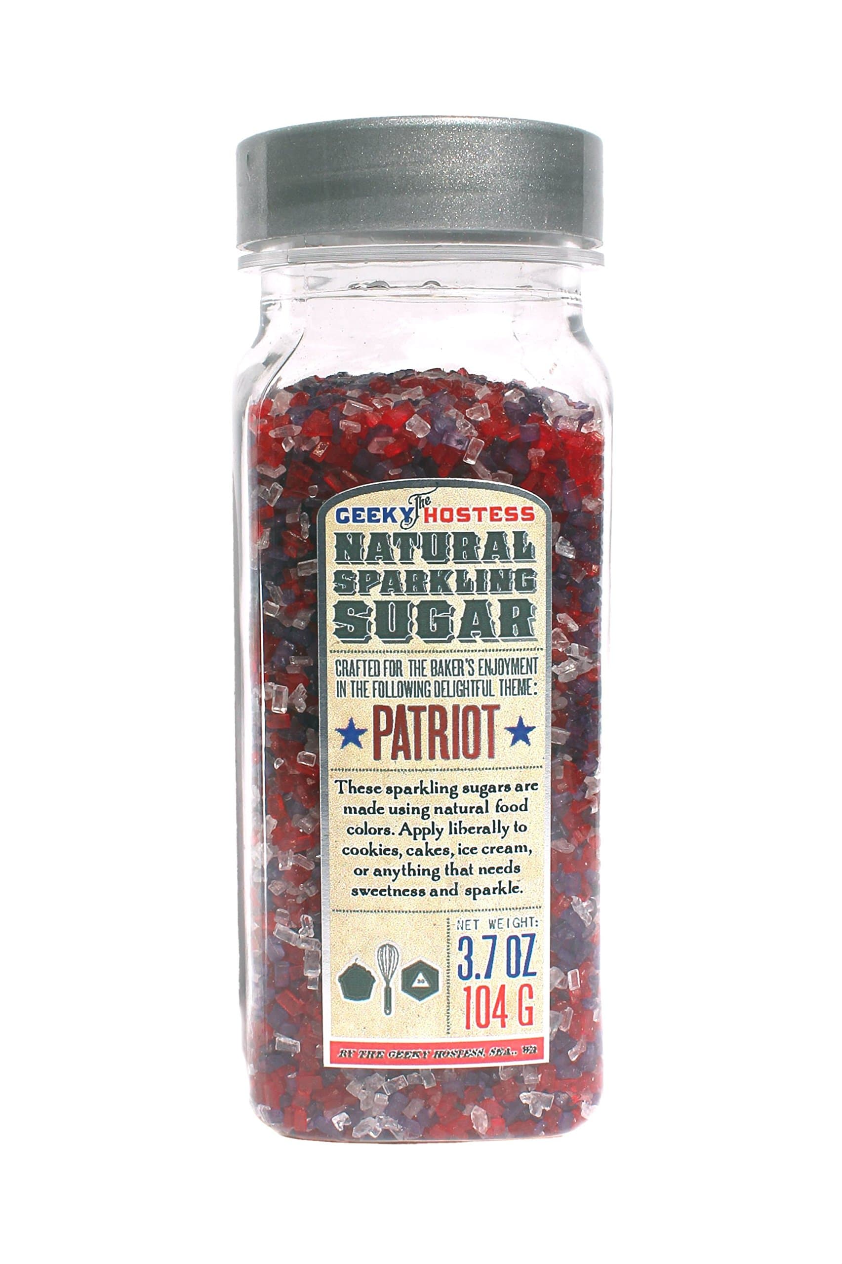 Natural Colored Patriot Sparkling Sugar