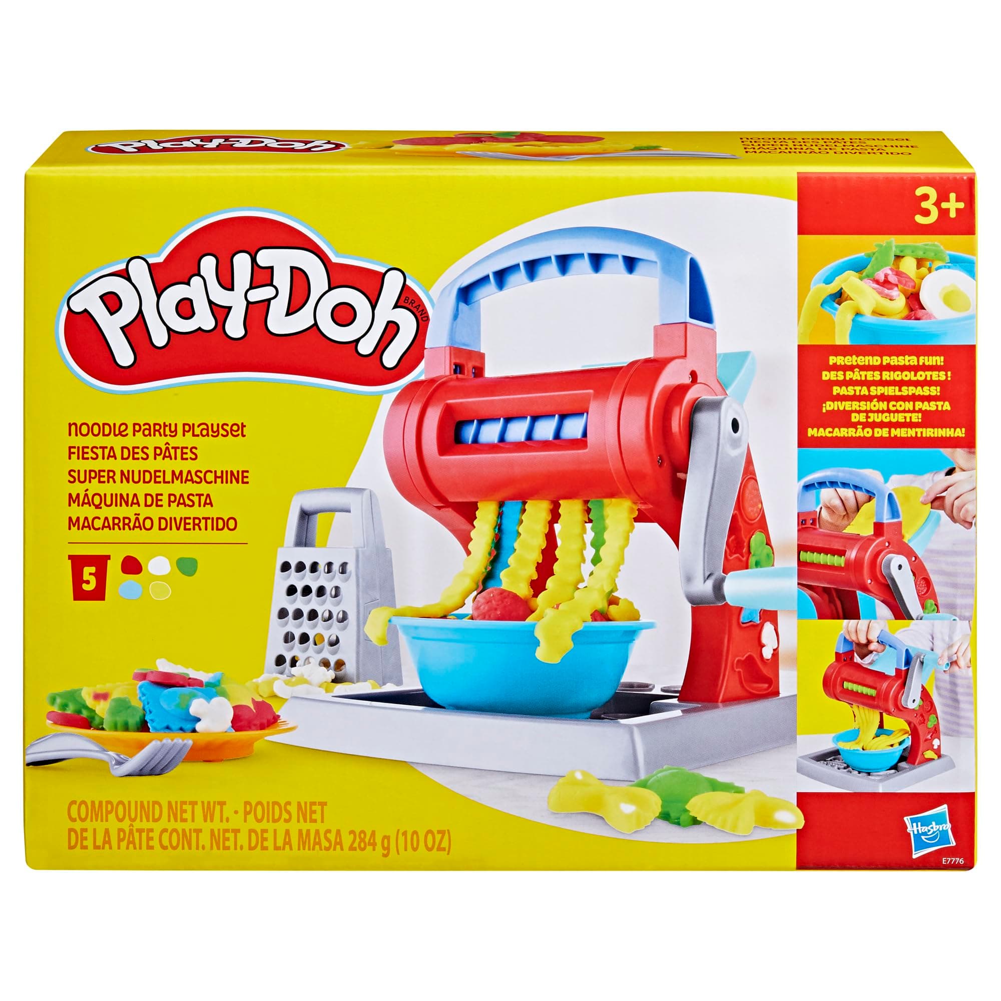 Play-Doh Kitchen Creations Noodle Party Playset for Kids 3 Years and Up with 5 Non-Toxic Colors (Amazon Exclusive)