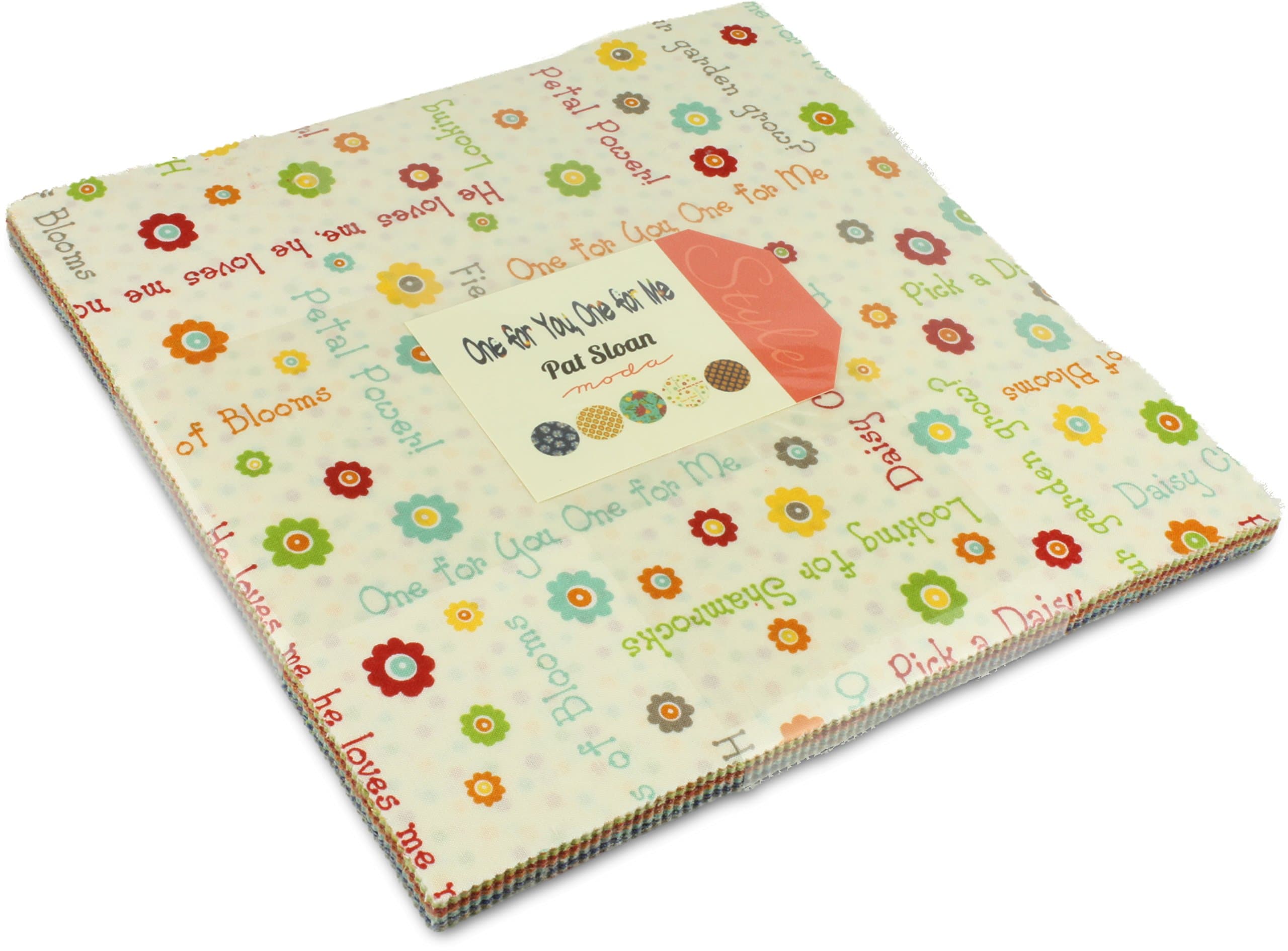 Moda One for You, One for Me Prints Layer Cake, Set of 42 10-inch (25.4cm) Precut Cotton Fabric Squares