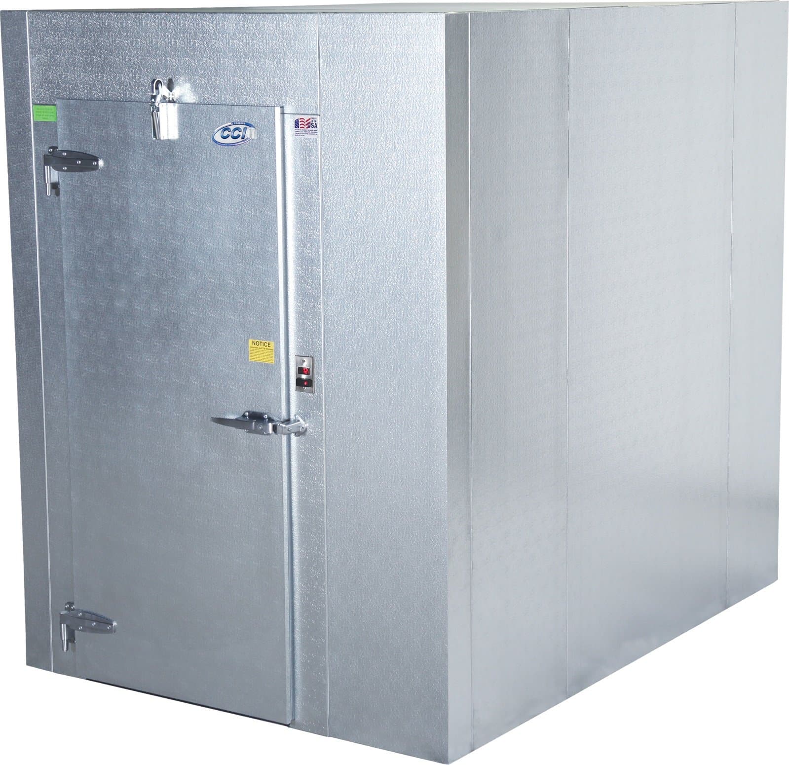 W550408080-0101, Indoor Walk-in Freezer, Size in Feet: 8 Height, 8 Length, 8 Width, Includes Wire Shelving