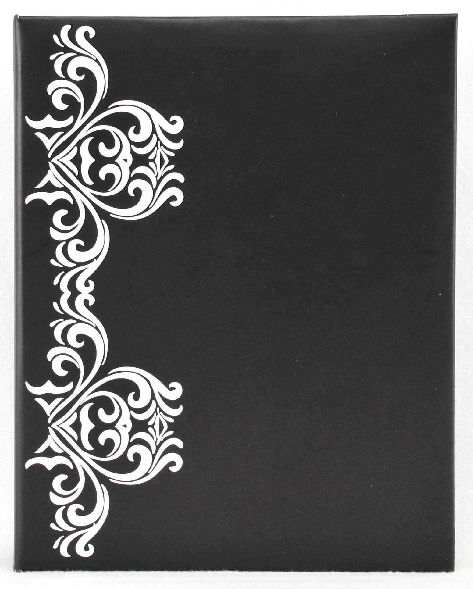 Pinnacle Frame Embellished Photo Album, Black and White