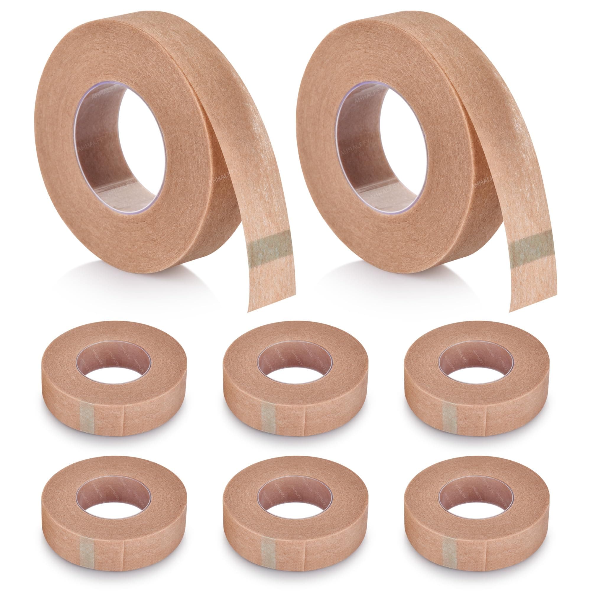 8 Rolls Nose Tape for Rhinoplasty Shaping Nose Bandage Micropore Thinoplasty Tape Hypoallergenic Medical Paper Tape for Wound Care Cosmetic (0.5 in x 10 Yd)