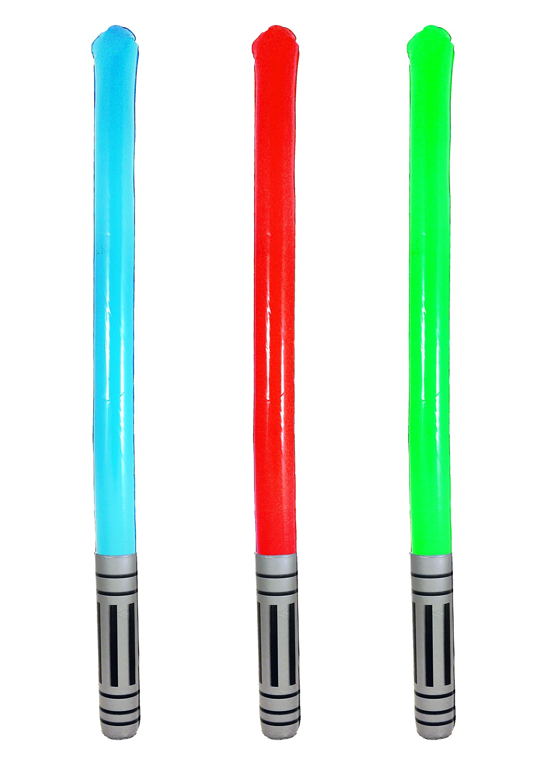 BLOW UP INFLATABLE STAR LIGHT SABER PACK OF 3 WARS TOY FAVOR BOY BIRTHDAY PARTY BAG FILLER