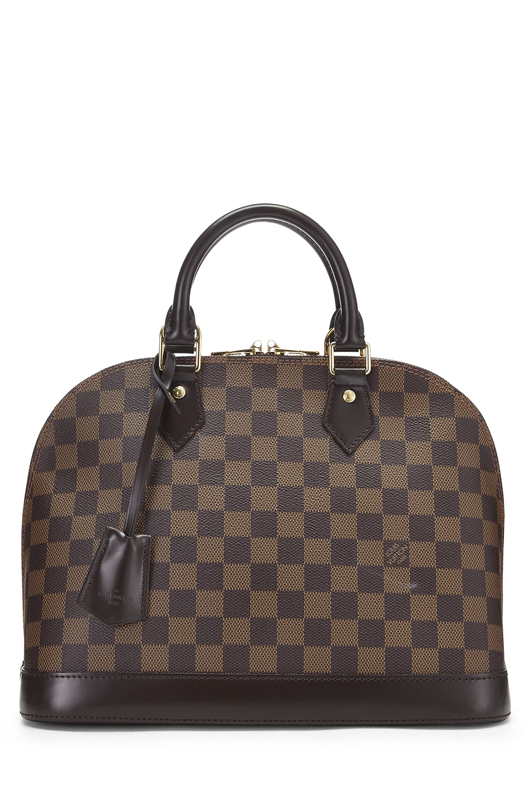 Louis VuittonPre-Loved Damier Ebene Alma PM, Brown