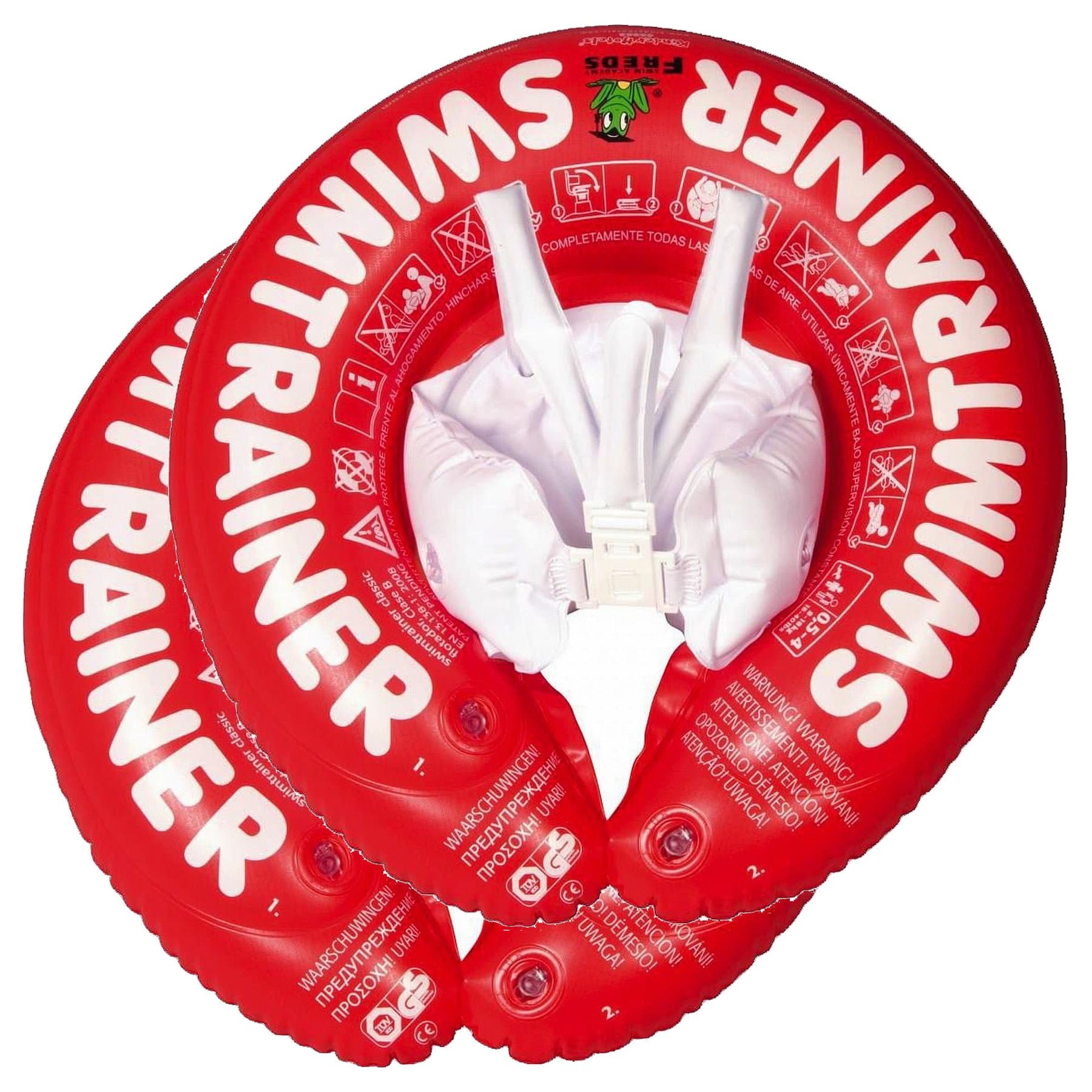 Swim Academy SwimTrainer Classic - Red (3 months - 4 years) 2 Pack