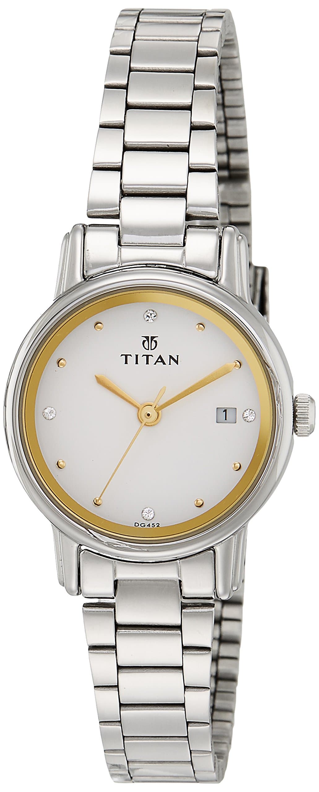 Titan Karishma Analog White Dial Women's Watch NM2572SM01/NN2572SM01/NP2572SM01