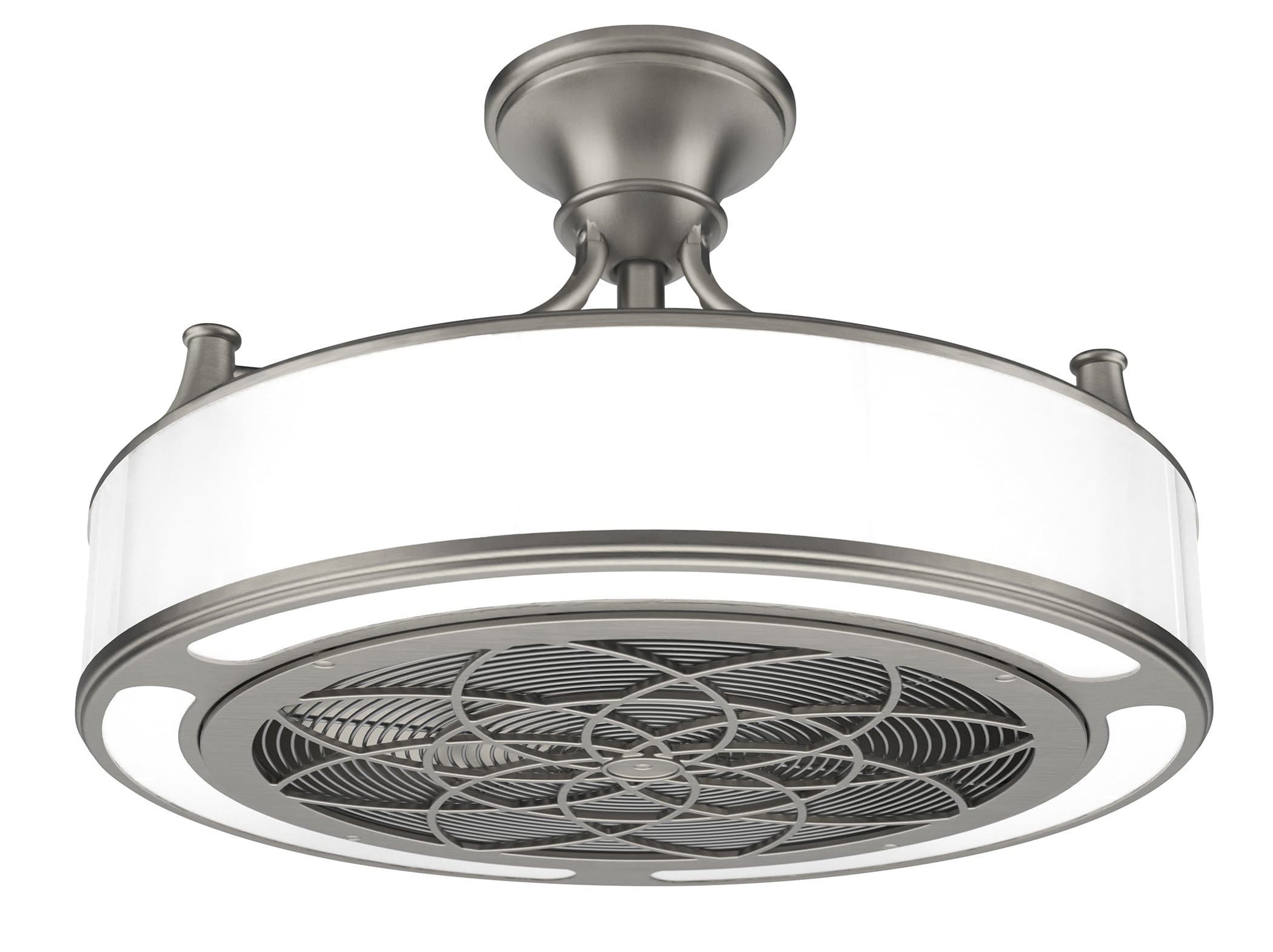 Anderson 22 in. Indoor/Outdoor Brushed Nickel Ceiling Fan (Renewed)