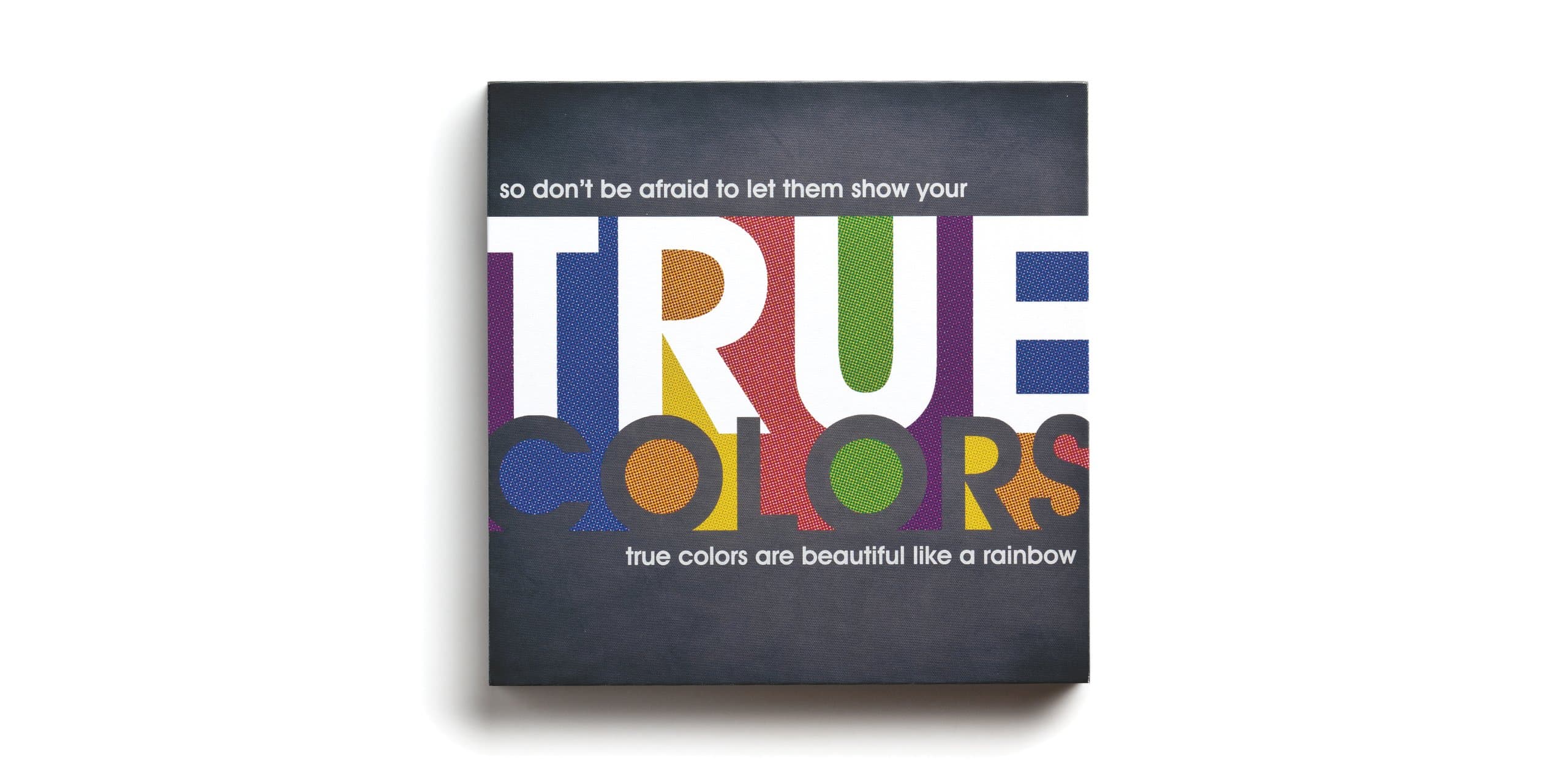 Lyricology True Colors Box Decorative Sign