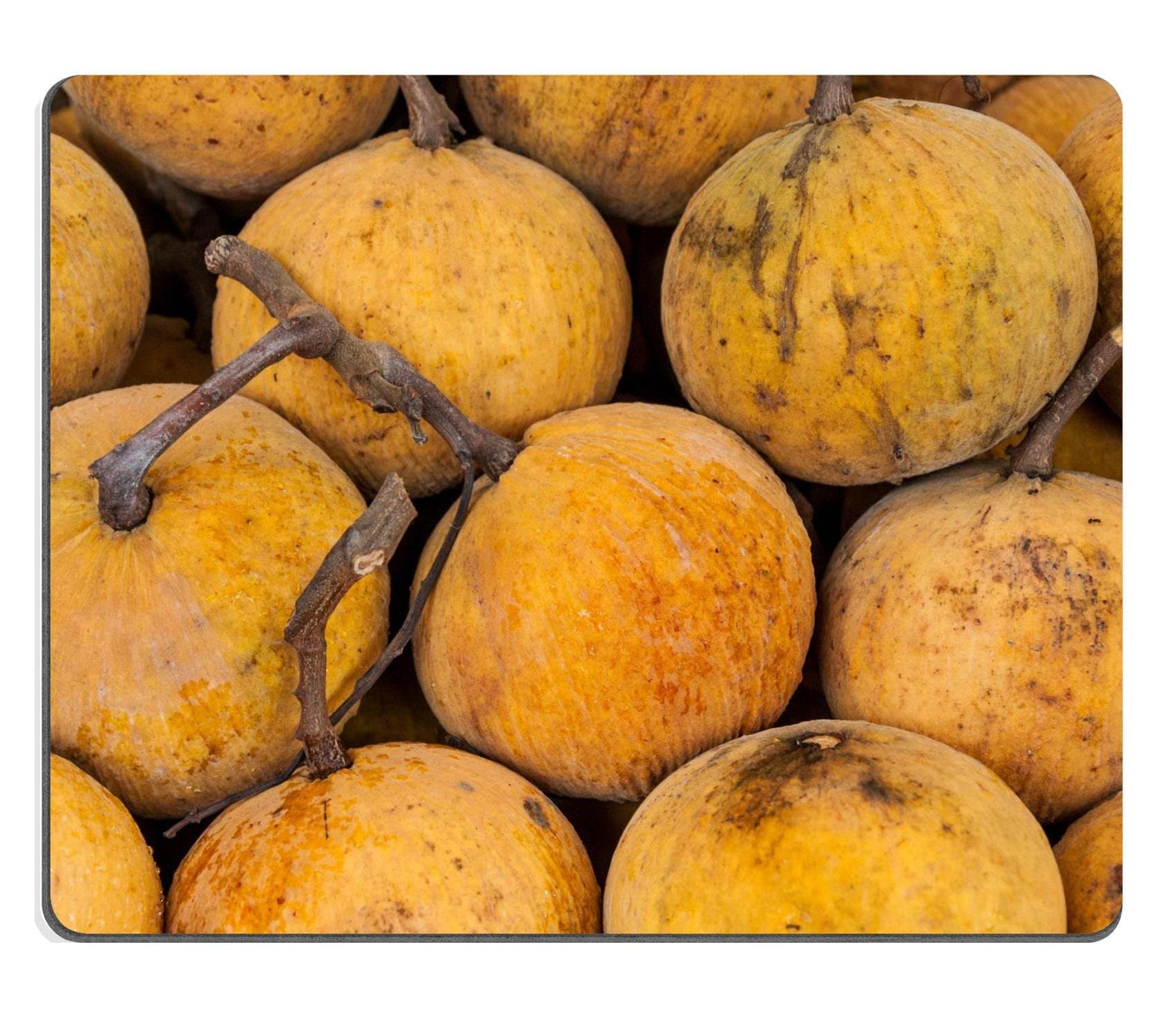 Liili Mouse Pad Natural Rubber Mousepad Yellow Sandoricum koetjape or Santol fruit in Thailand market Image ID 21777289