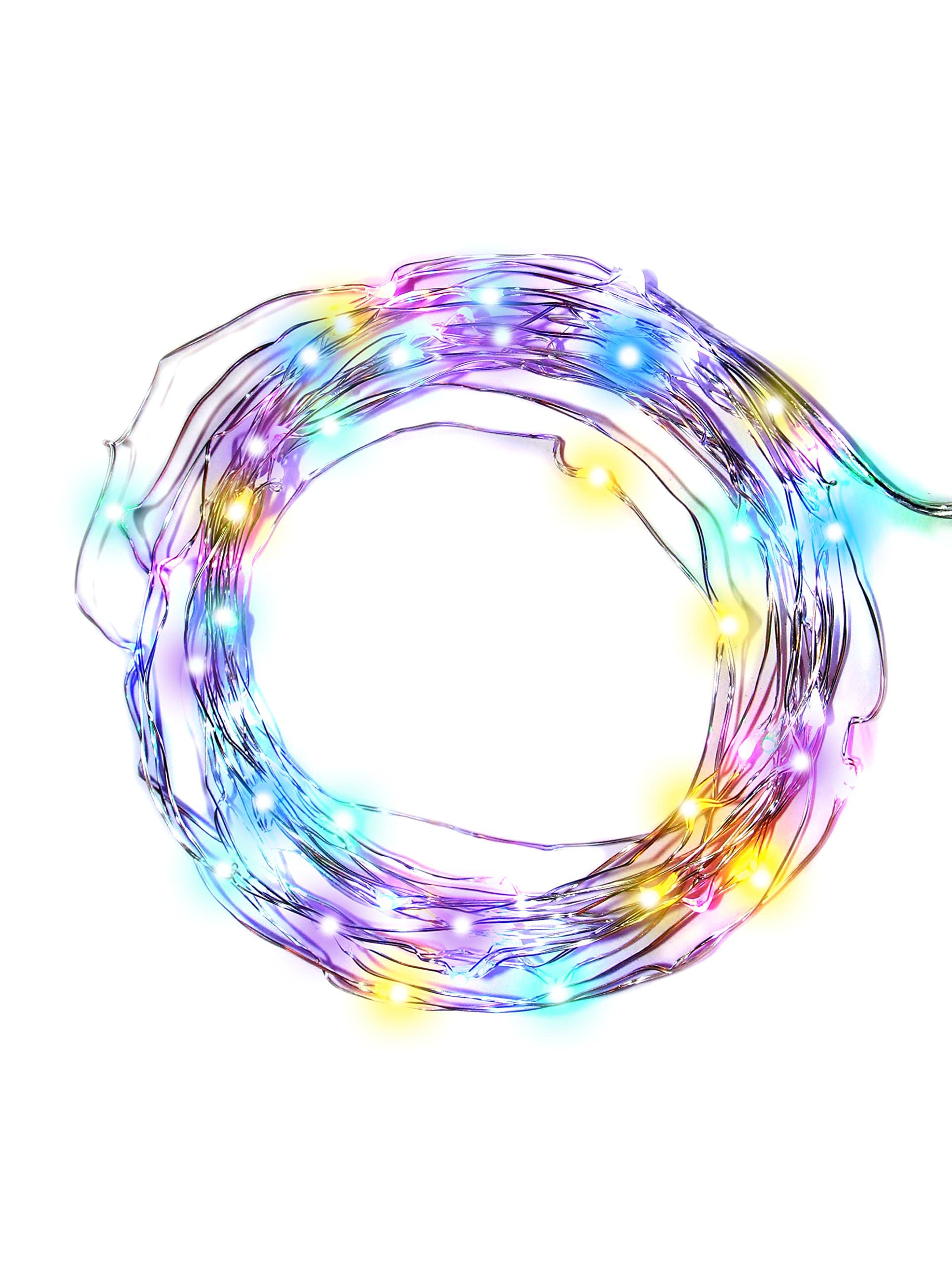 imimon Multi-Colored Light, warm String Lights for Bedroom, Patio, Party, Wedding, Christmas Decorative, led lights with 8 mode 60 LED twinkle lights Waterproof 20ft Wire .