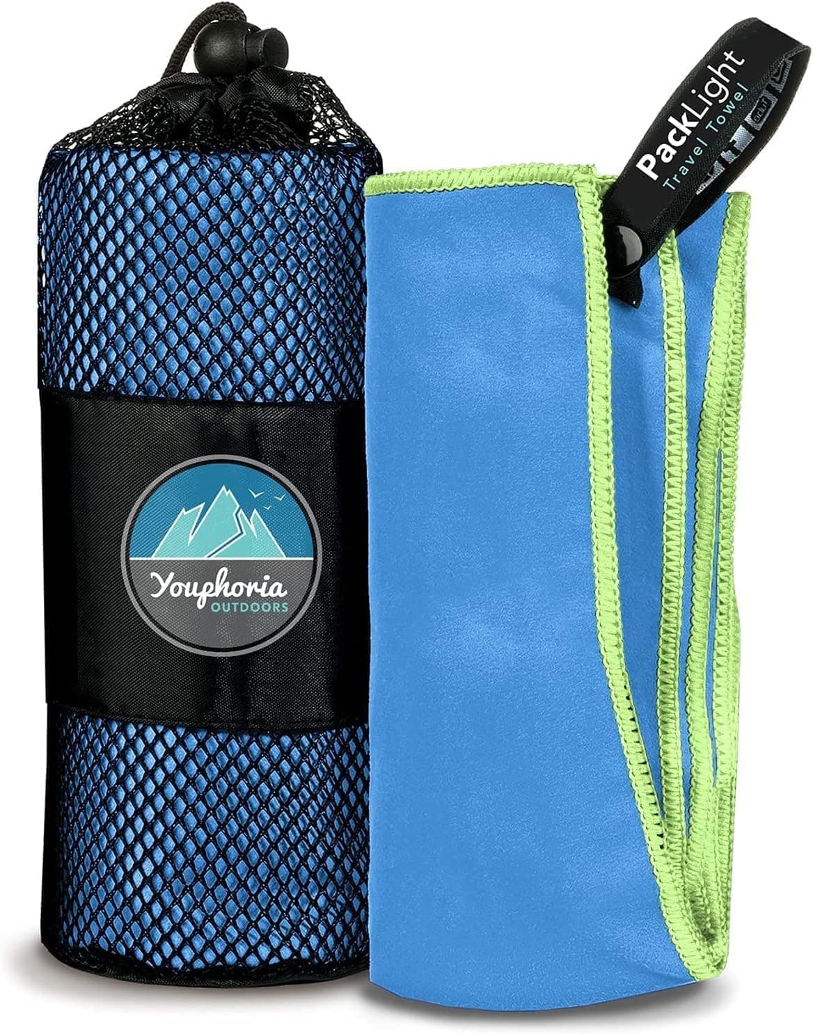 Youphoria Microfiber Travel Towel Fast Drying Lightweight - Quick Dry Towel for Camping, Beach, Backpacking, Hiking & Sport