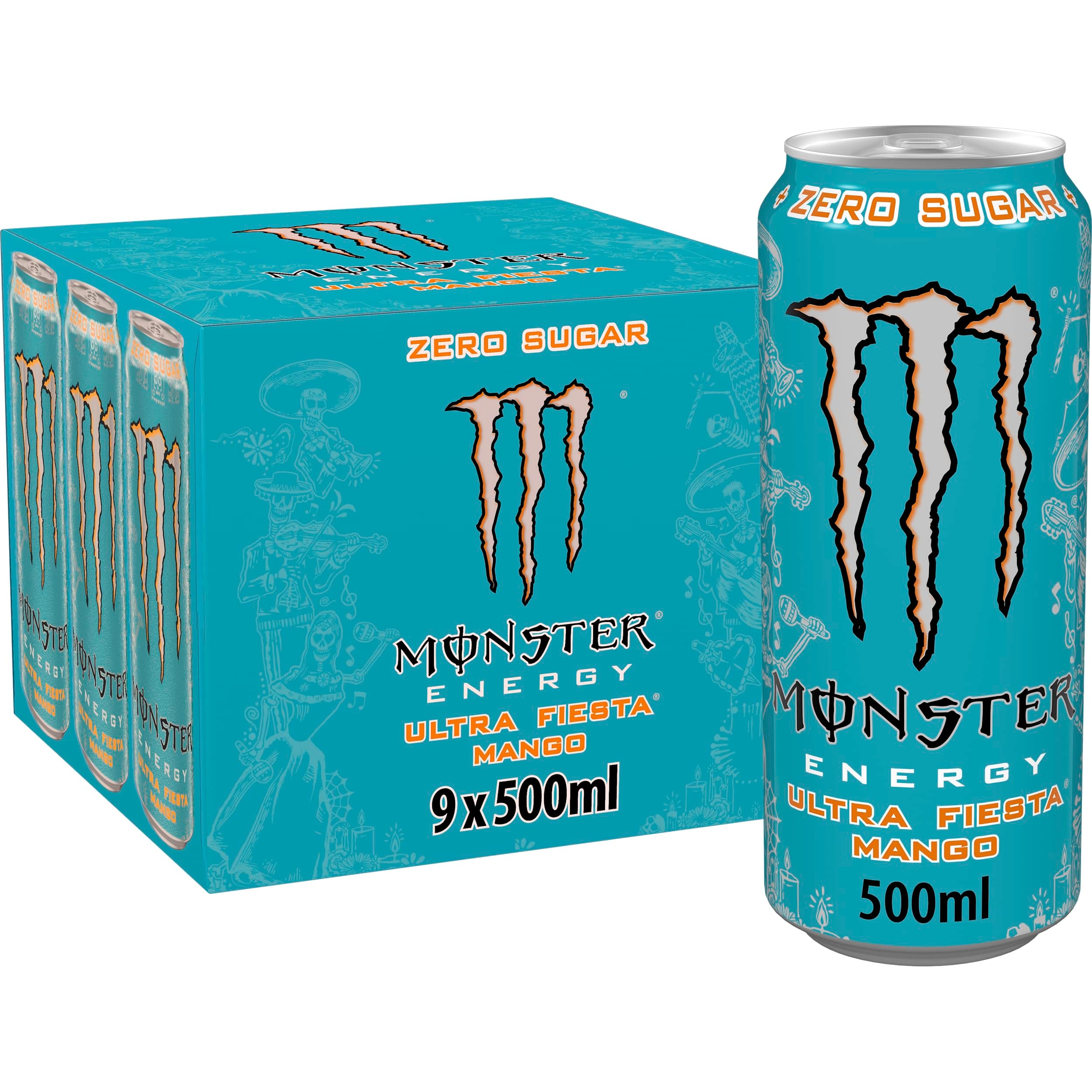 Ultra Fiesta Energy Drink, 9 x 500 ml
