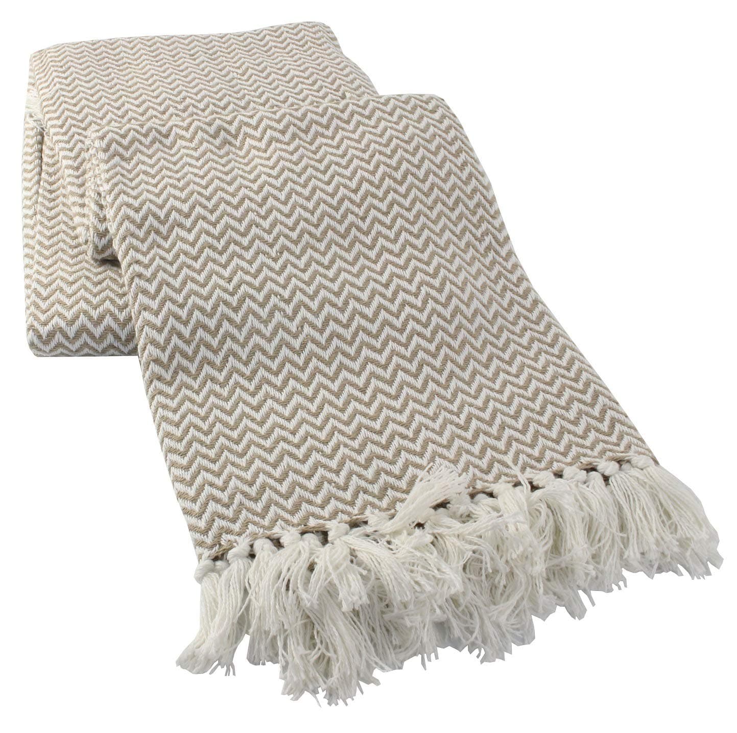 Country Club Safi Throw Taupe 228x254cm