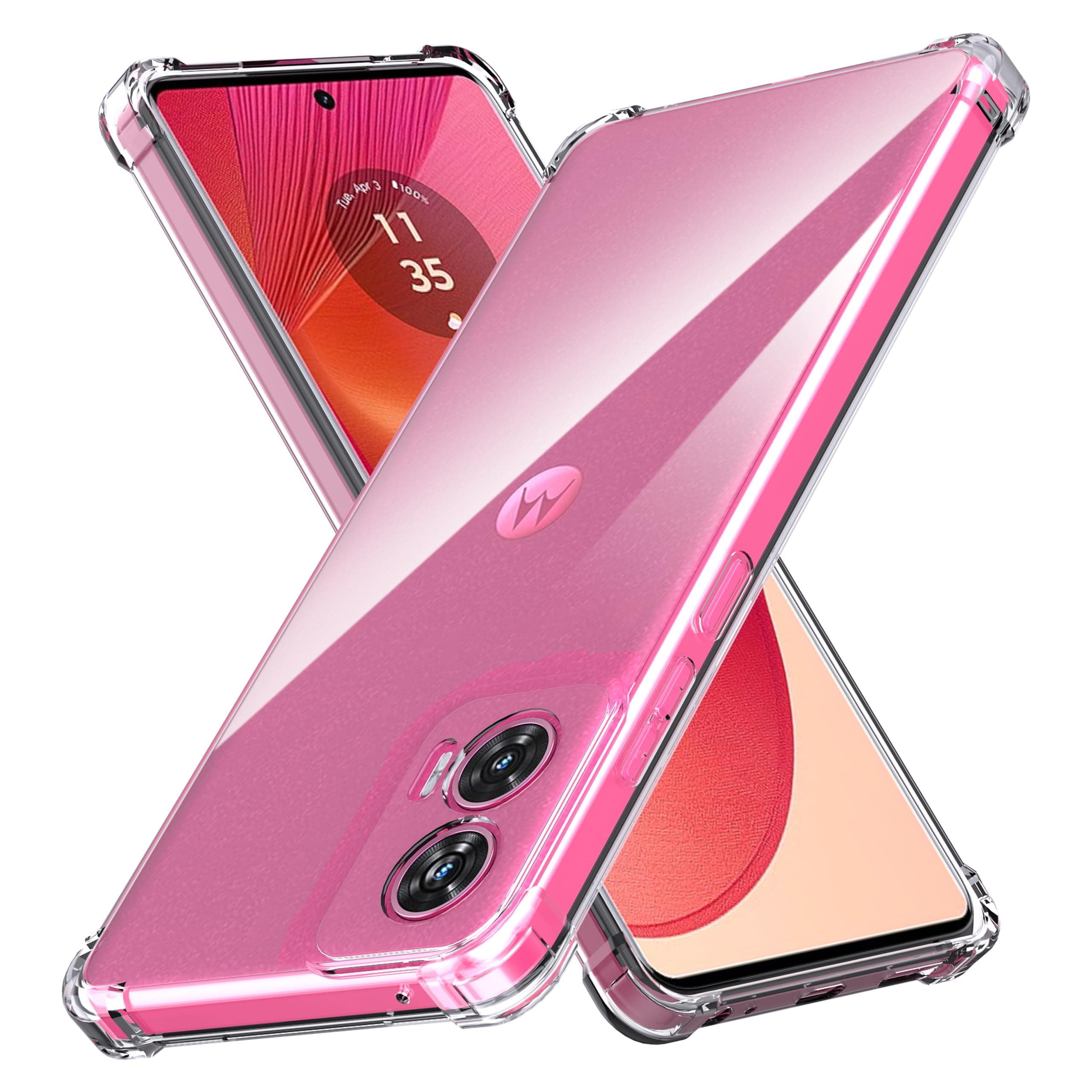 for Moto G85 5G/Moto Edge 50 Fusion Case Clear. [Anti Yellowing] Clear Cover Phone Case Ultra-Thin Drop-Proof and Ultra-Soft for Motorola Edge 50 Fusion/Motorola G85 5G