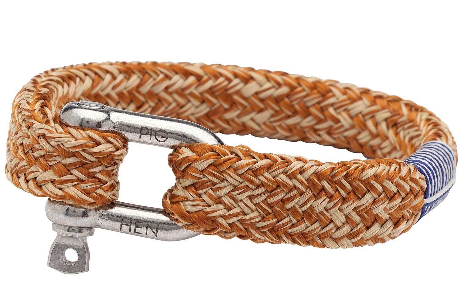 Pig & Hen Men Stainless Steel Rope Bracelet - P14-20334-L
