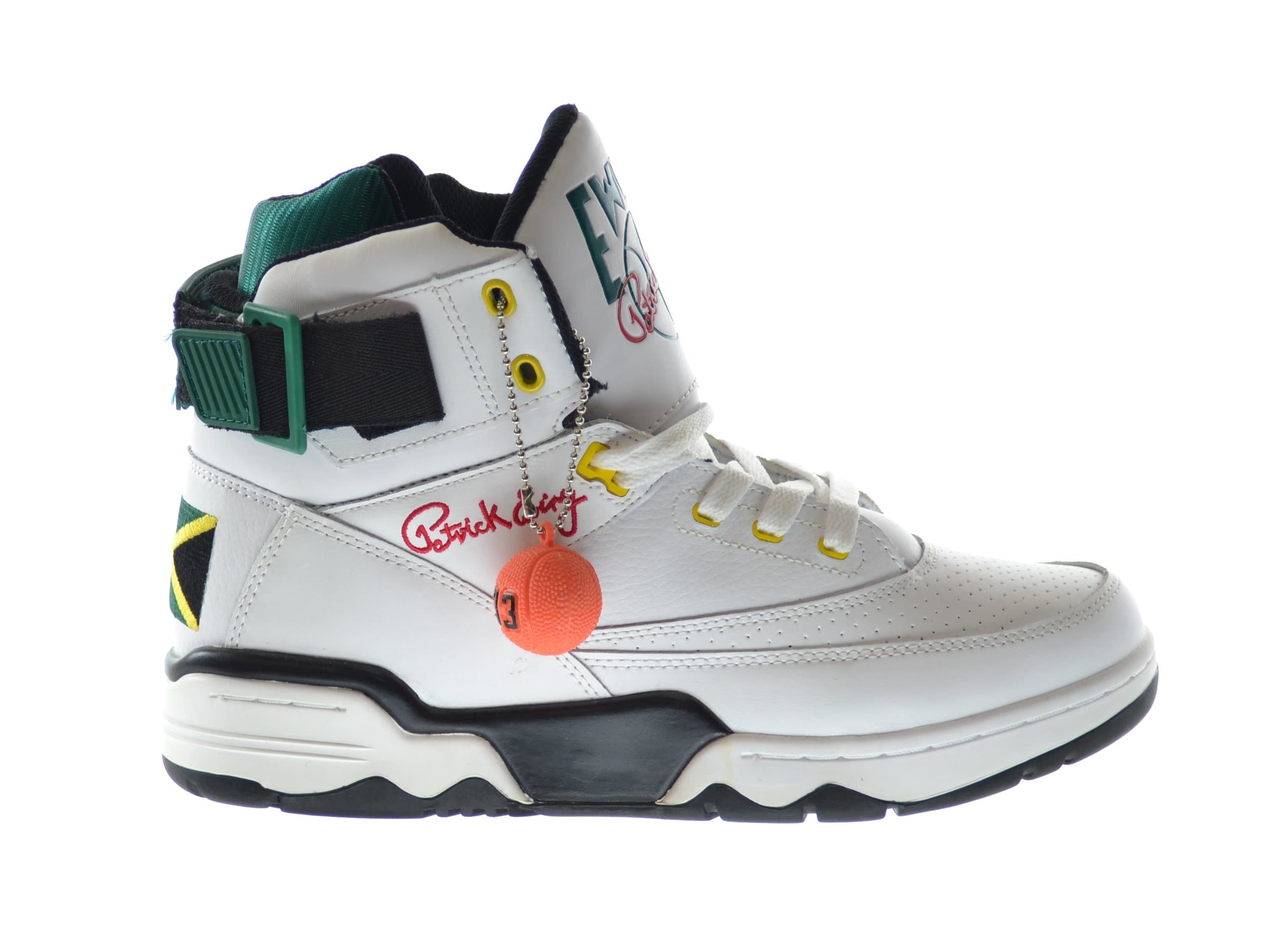 eWing 33 Hi Jamaica Men's Basketball Shoes White/Black/red/Yellow 1vb90014-112