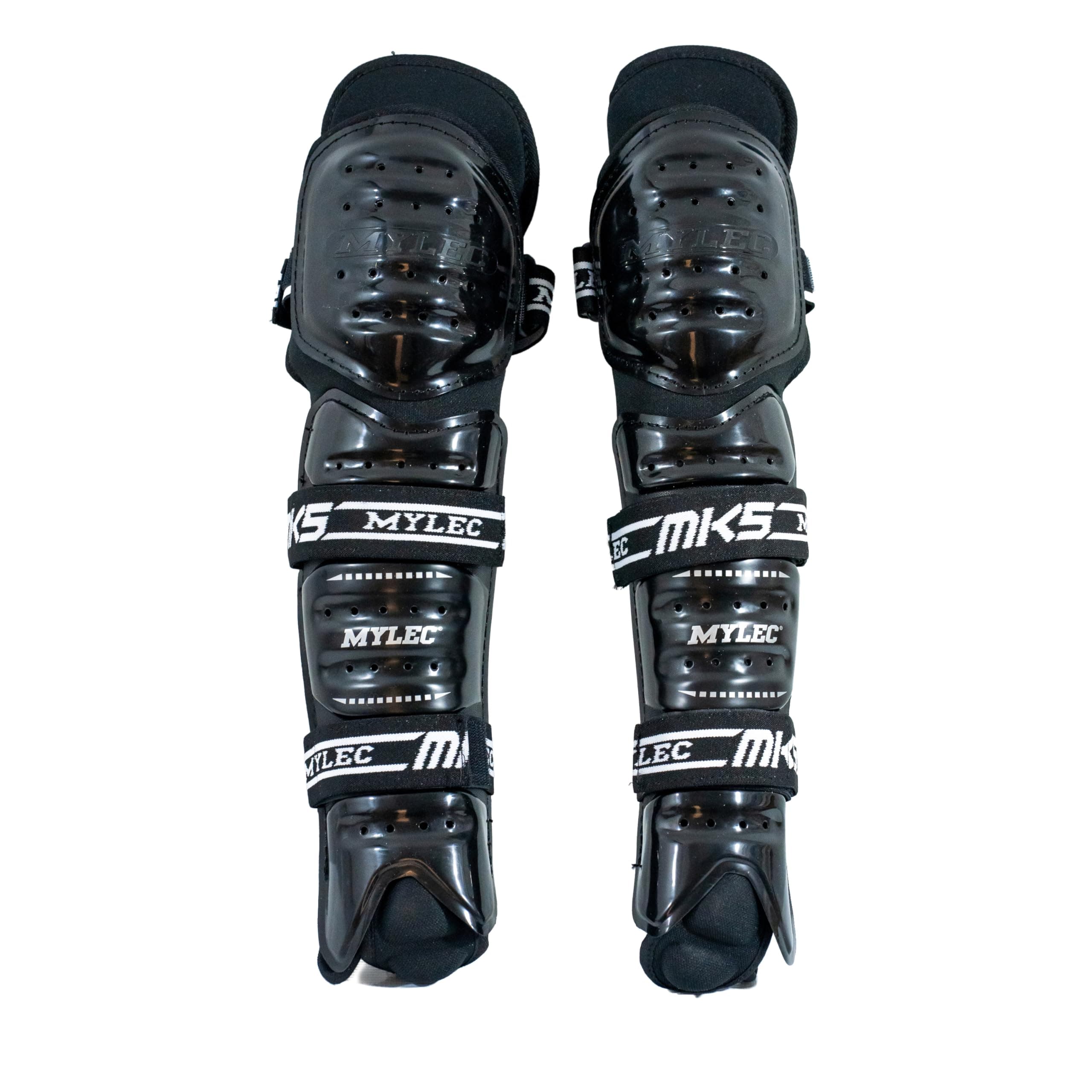 MK5 Street/DEK Shin Pad, Lightweight & Durable Hockey Accessories, 360° Straps, Hard Front Shells, Breathable Material, Metatarsal Padding Ice Hockey Shin Guards, Foam Rubber