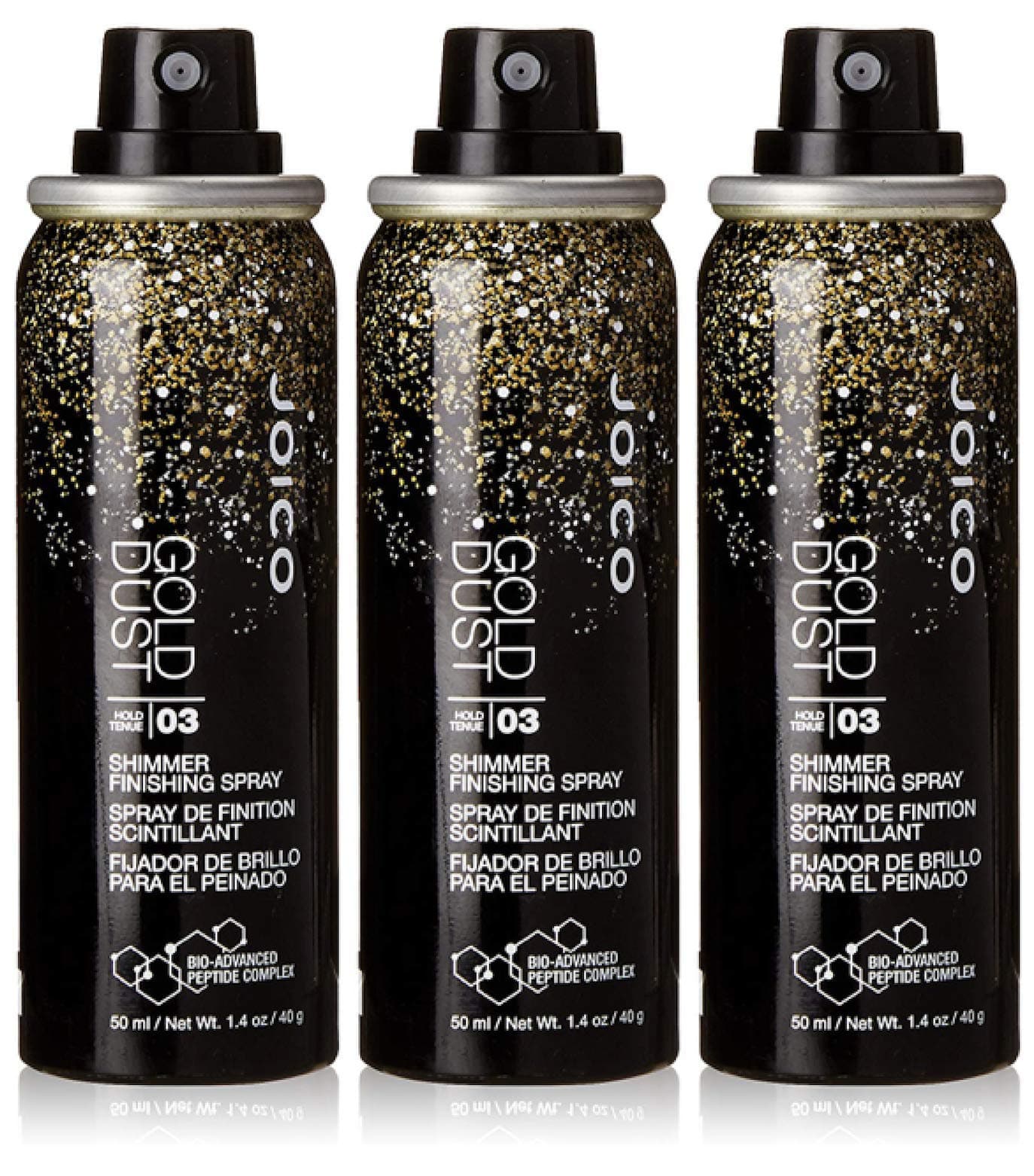 Joico Gold Dust Shimmer Finishing Spray, 1.4 oz - Pack of 3