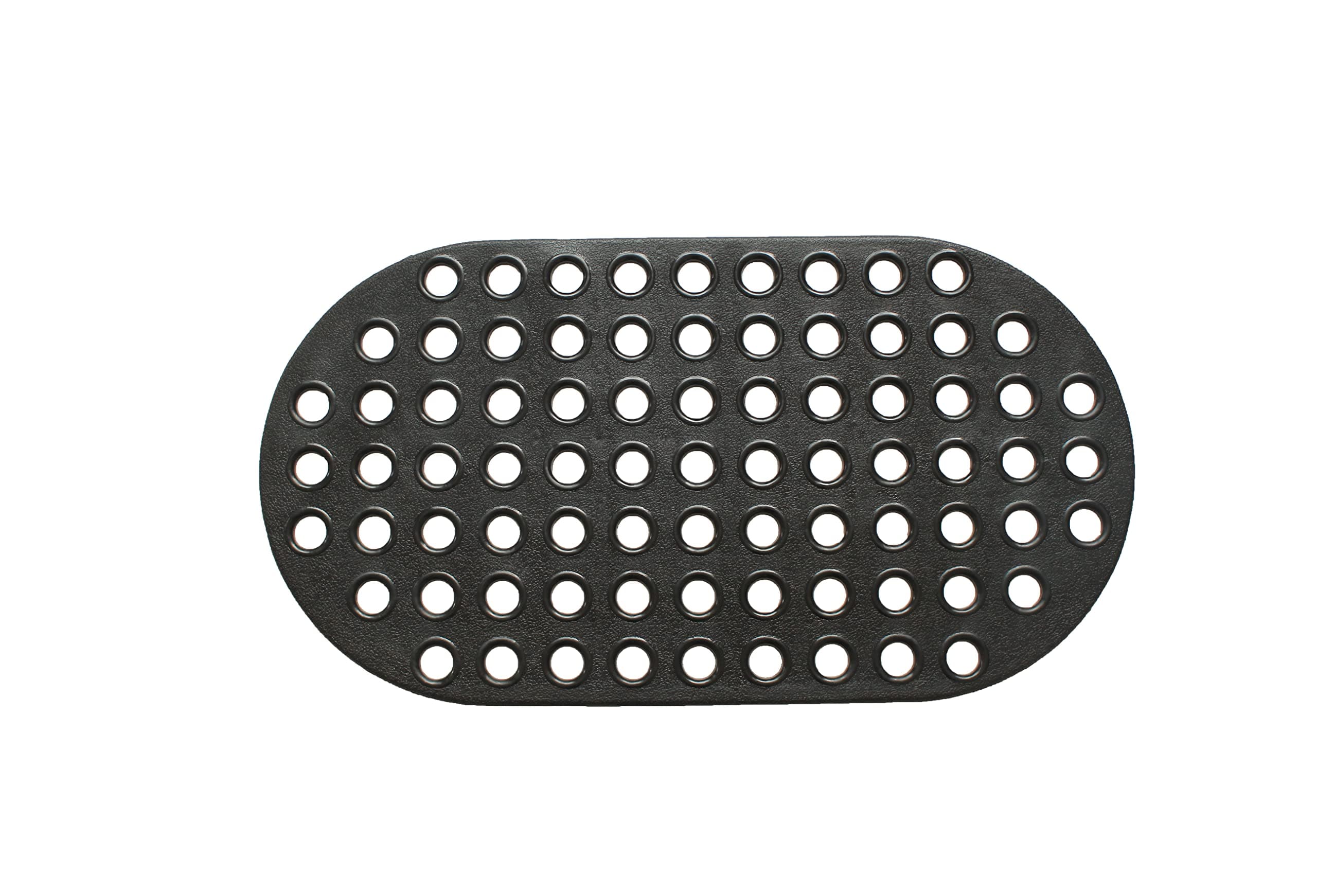 ALL PRIDE Shower Mat Non Slip Black Bathtub Mat Non Slip 29 x 15 Inch Oval Bath Mat for Tub Bathroom Elderly Kids