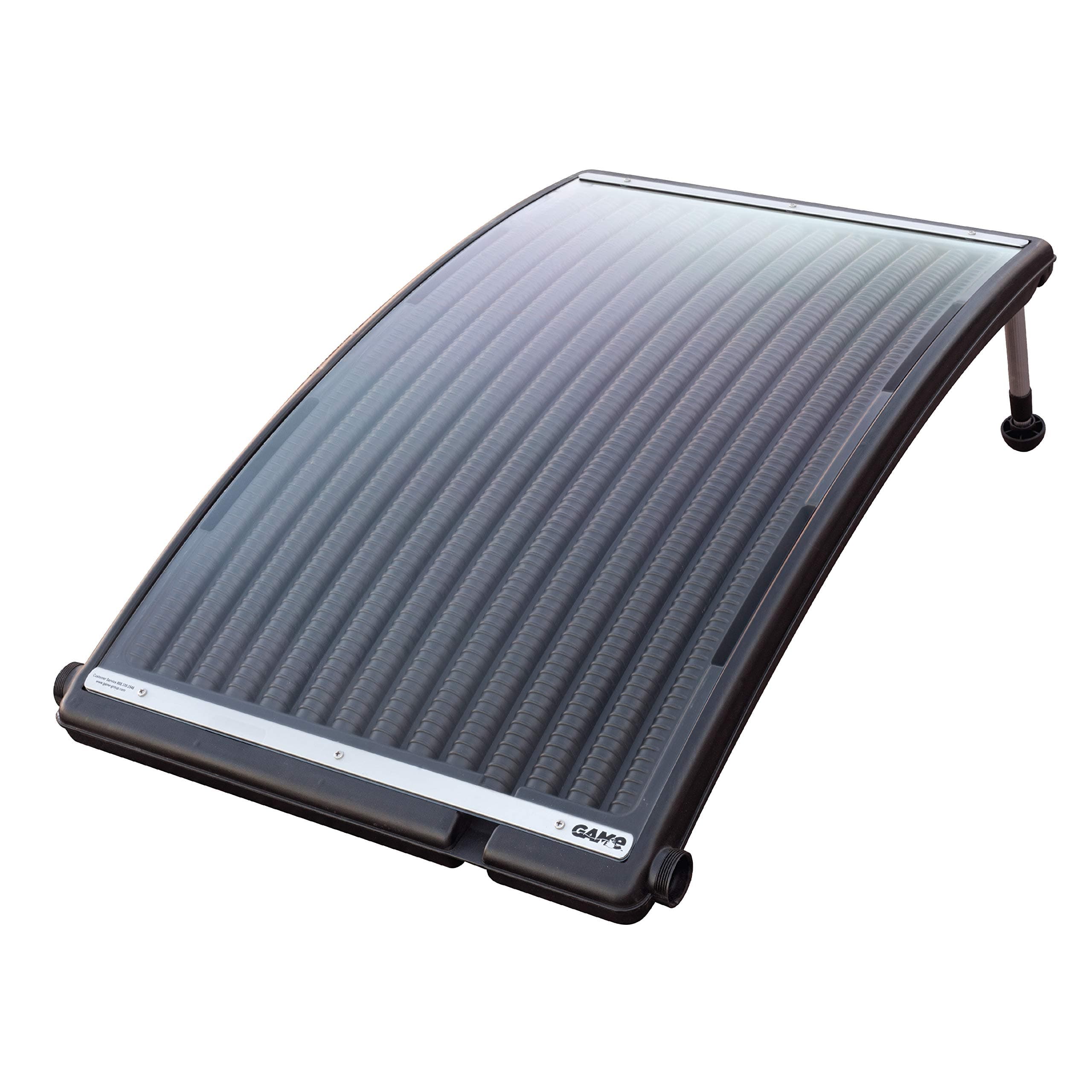 4721-BB SolarPRO Curve Solar Pool Heater, Made for Intex & Bestway Above-Ground and Inground Pools, Includes Intex Adapters, 2 Hoses & Clamps