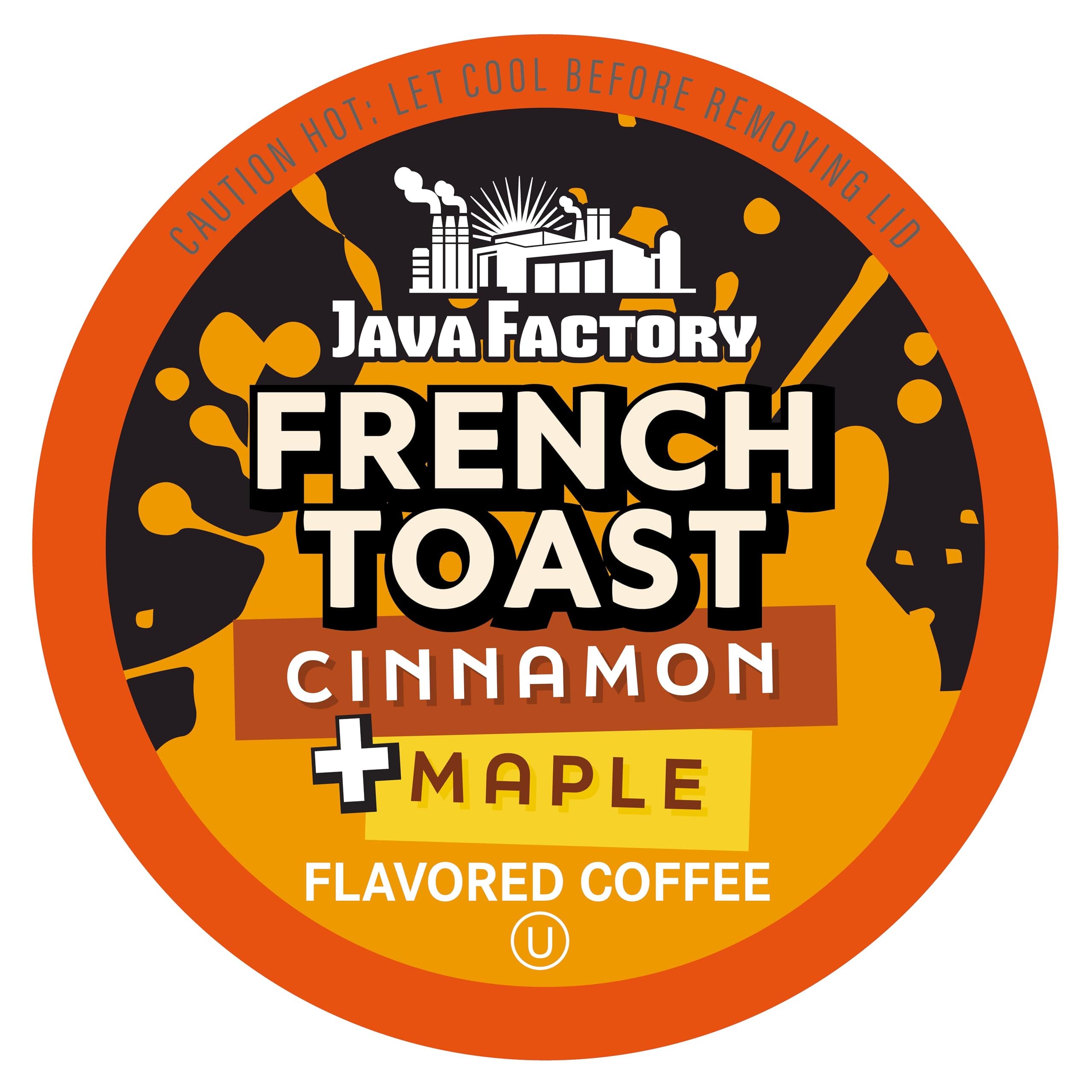 Coffee Pods Cinnamon and Maple Flavored Coffee Compatible with K Cup Brewers Including 2.0, French Toast, 80 Count