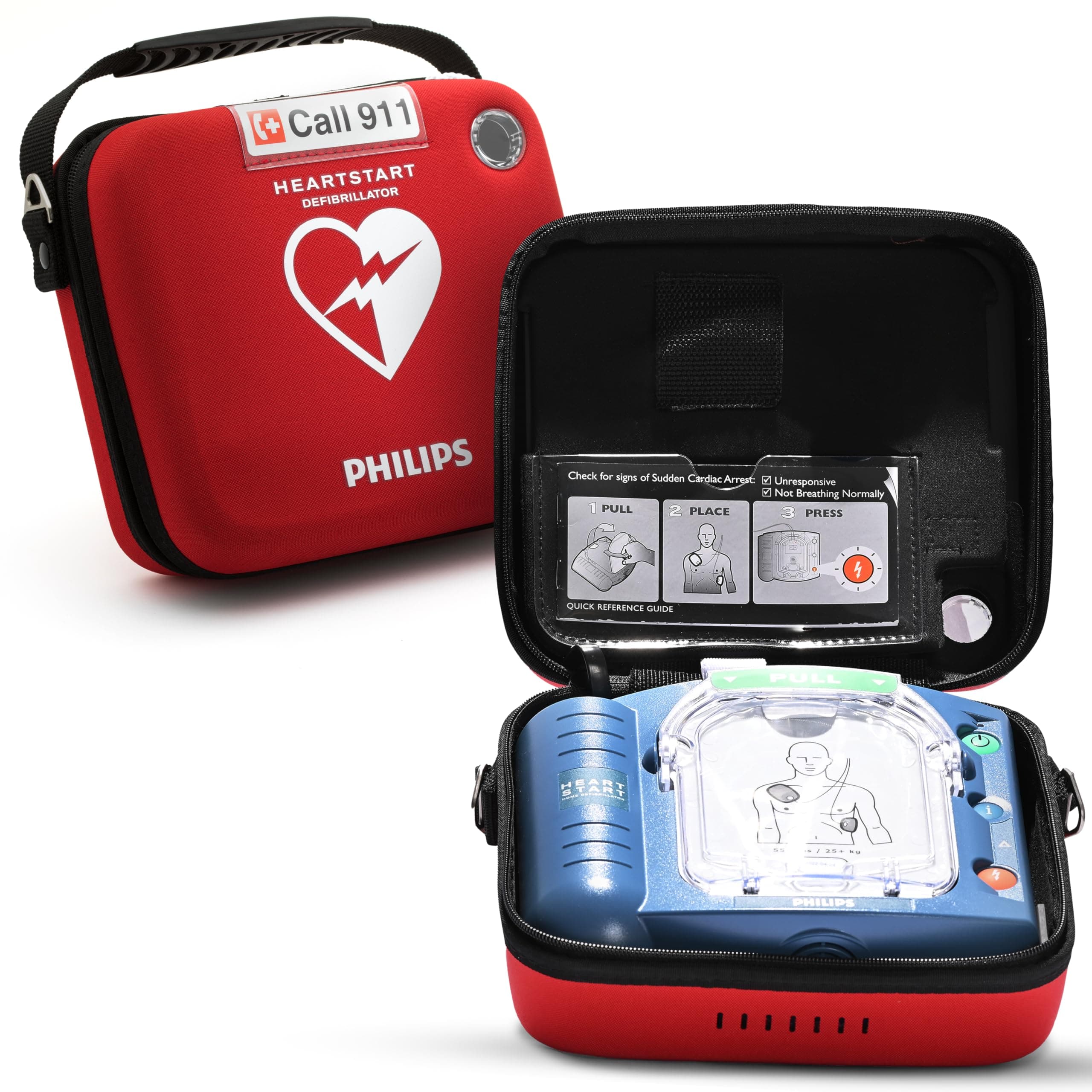 Philips HeartStart OnSite AED Defibrillator, Slim Carry Case M5066A-C02