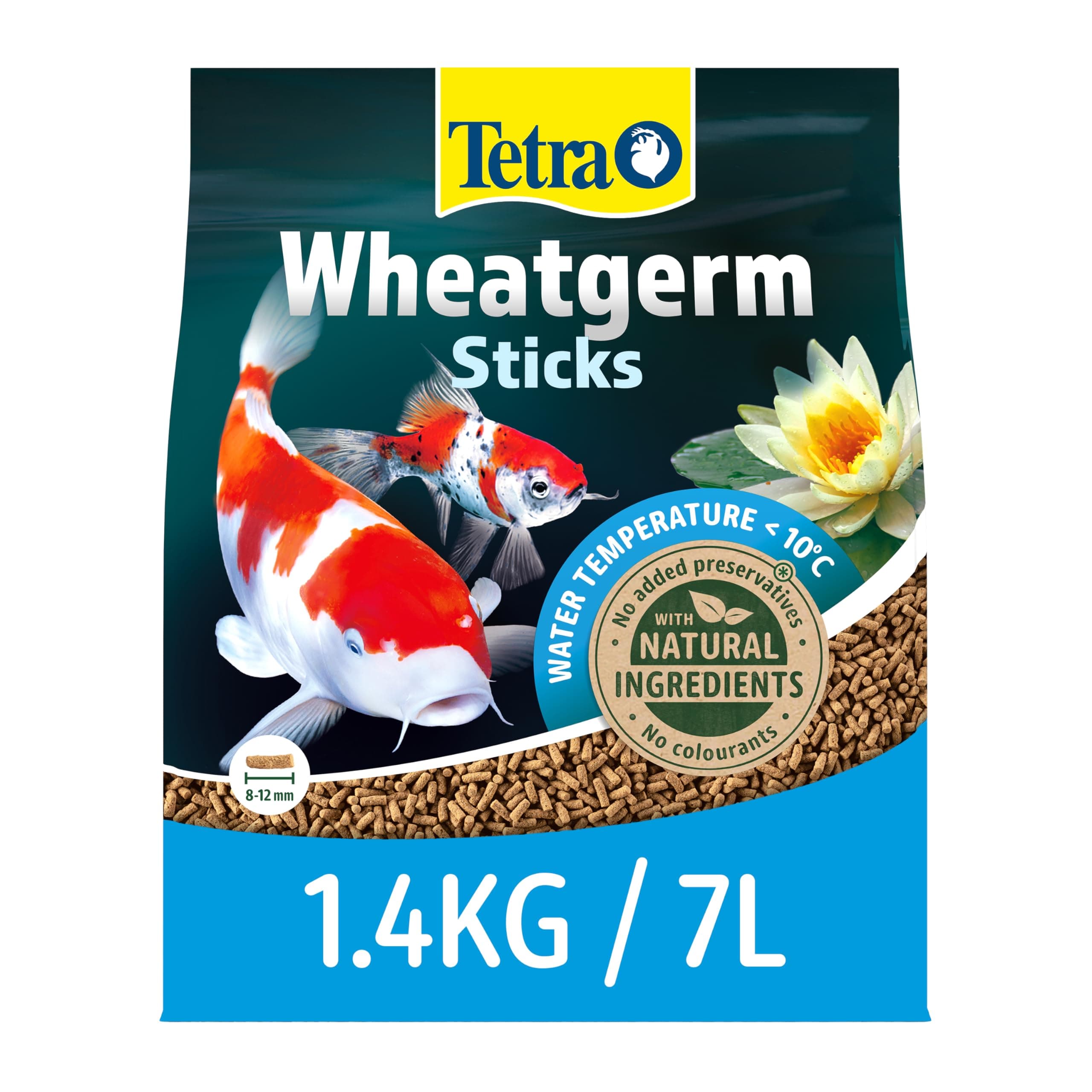 Wheatgerm Pond Fish Food Sticks 1.4kg - for cold weather feeding