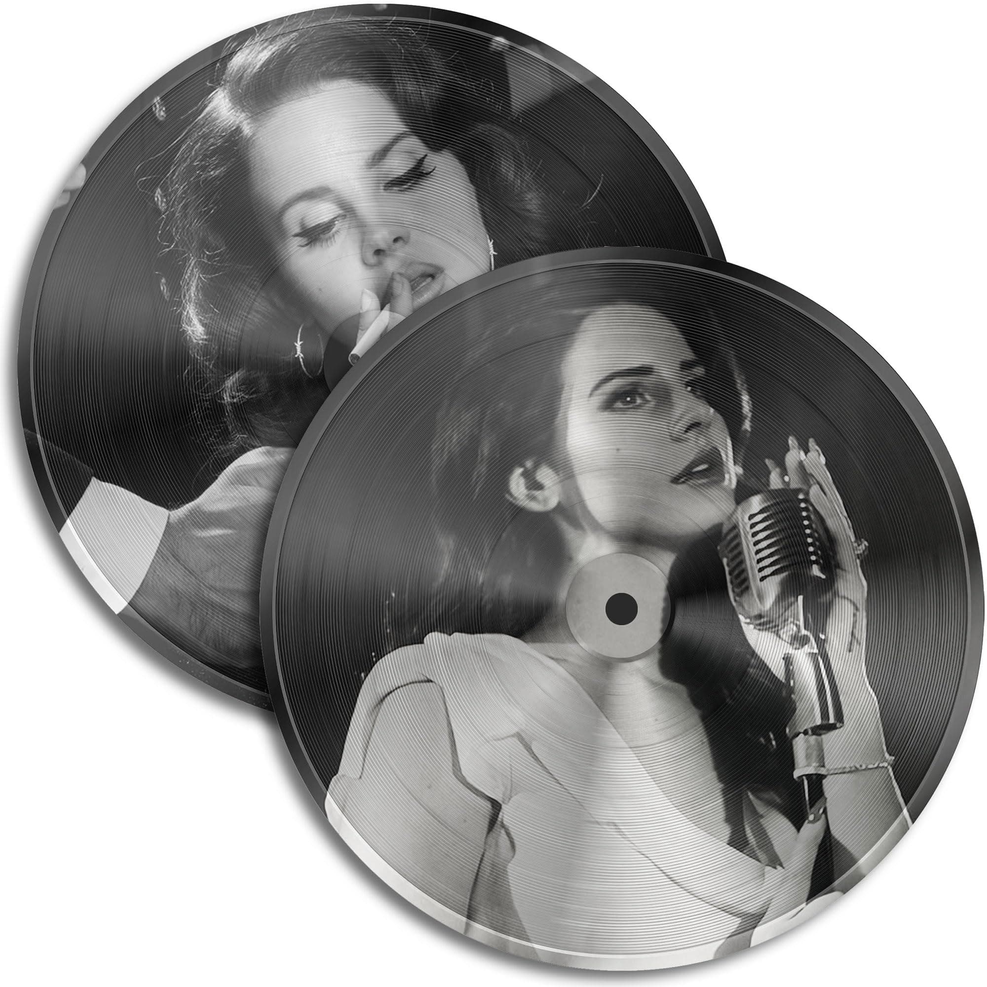 GIFTSFARM Lana Del Rey Vinyl Record Wall Decor, Del Rey Merch Posters, Room Decor (11.6 Inch, Set of 2)