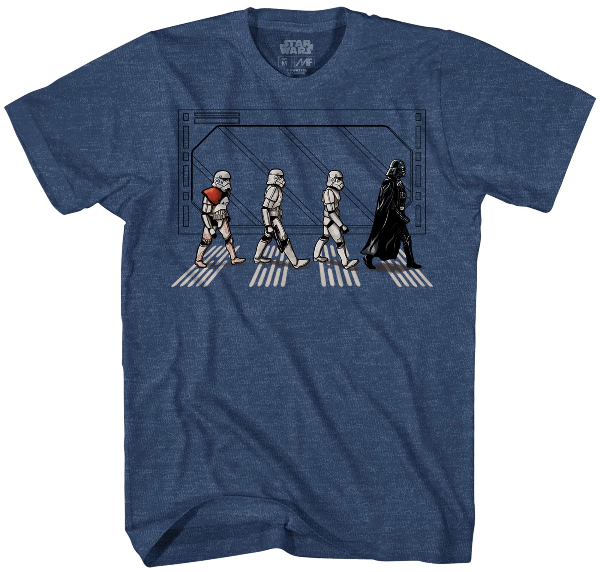 Death Star Road Stormtrooper Crossing Mens T-Shirt