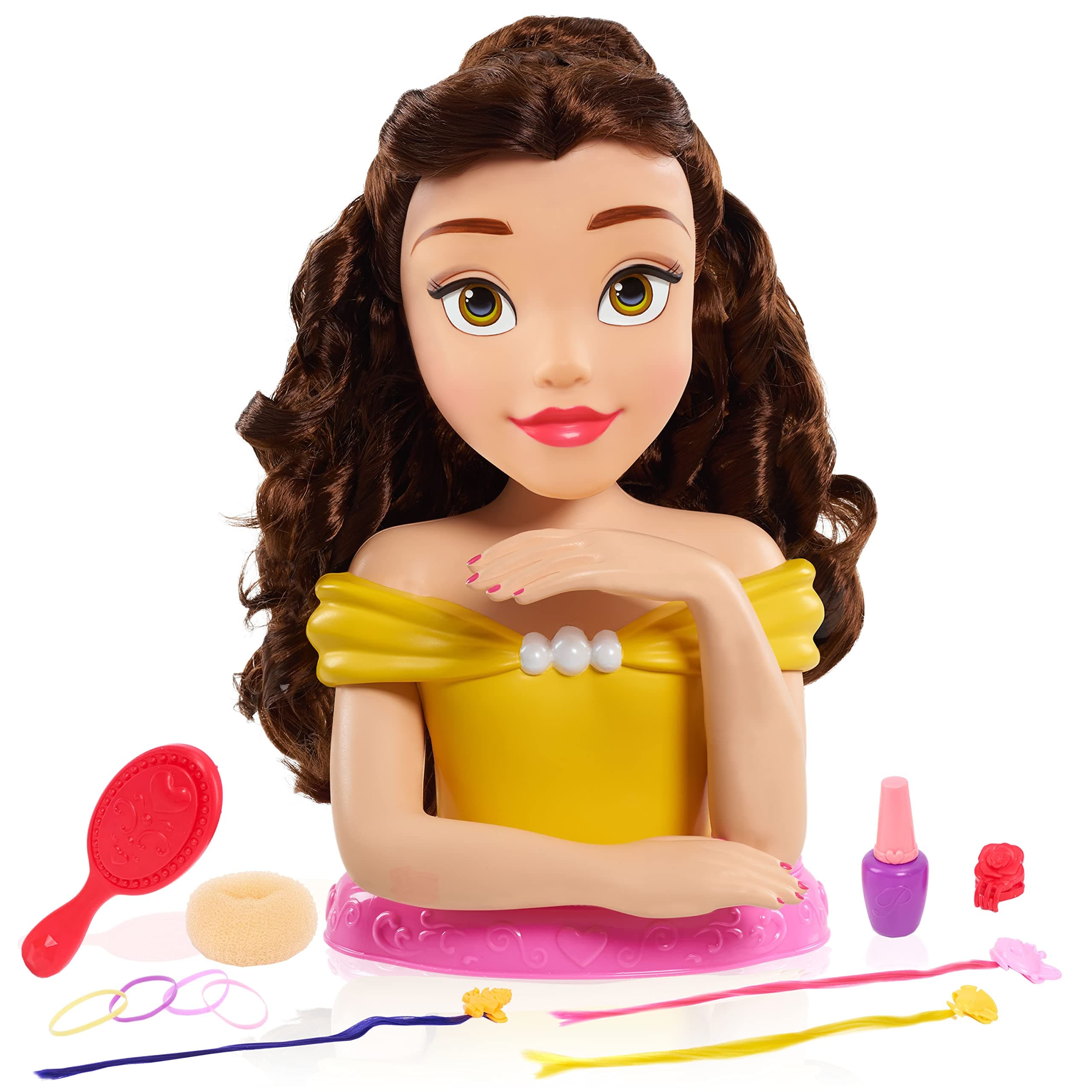 Disney Princess Belle Deluxe Styling Head, Multi-Colour, 87355-Jp