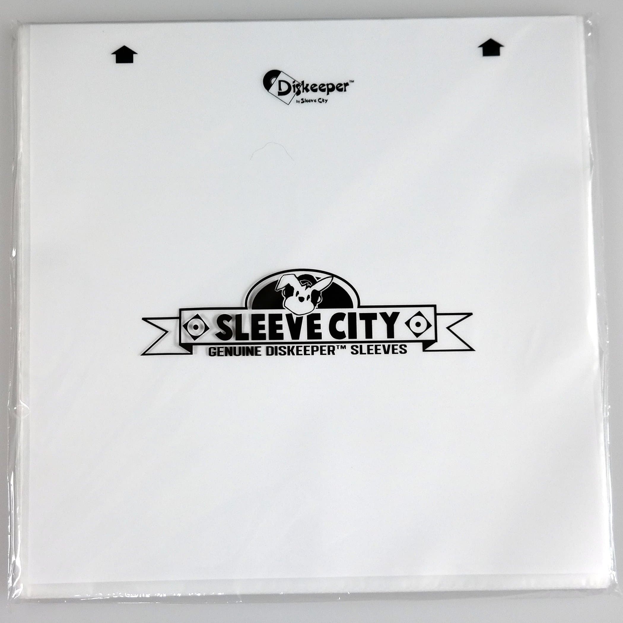 Diskeeper Rice Paper-Style Inner Sleeves – Anti-Static HDPE + Paper Core for 12” Vinyl Records (50 Pack)