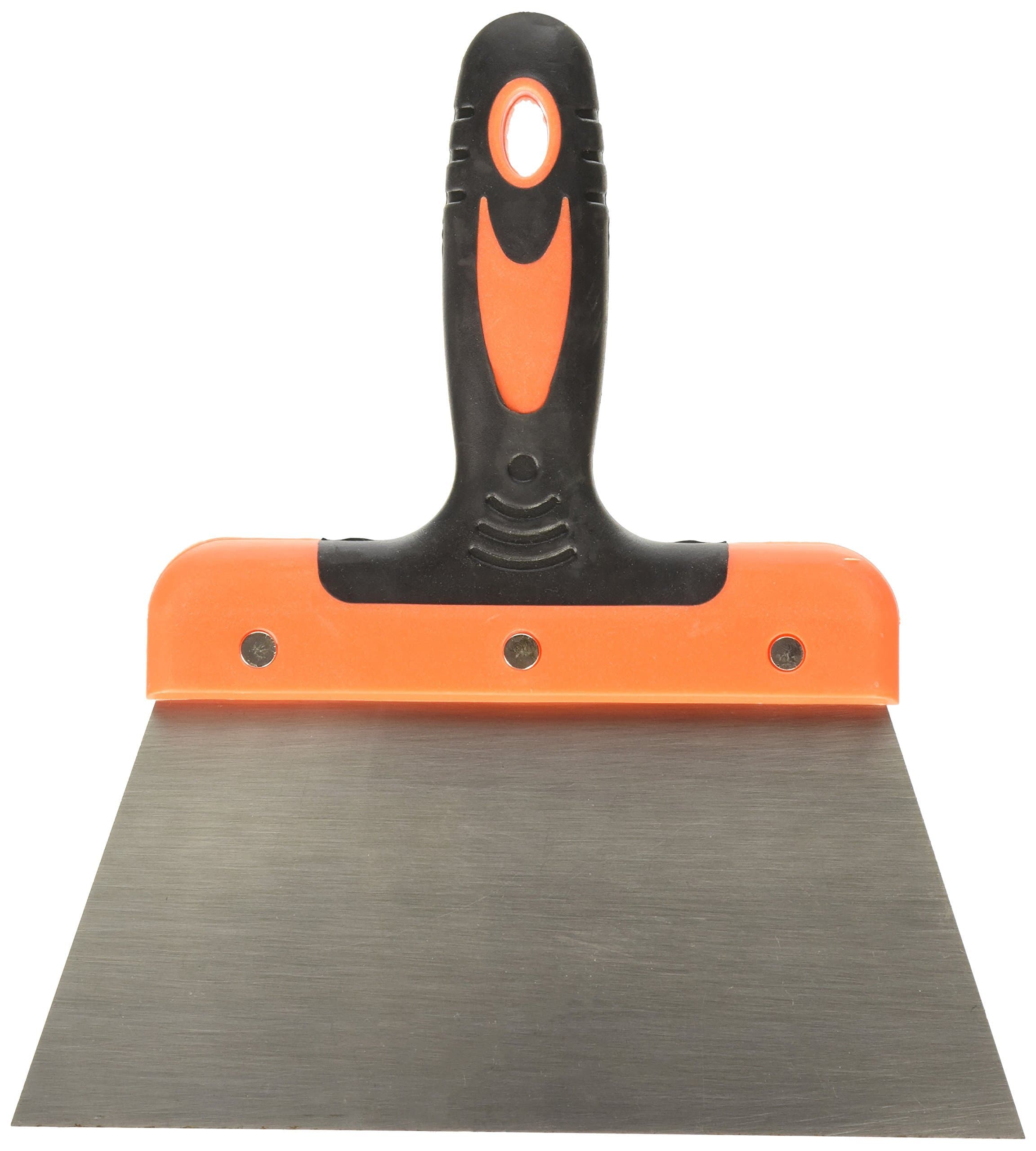 Set of 2 Howdy Brand 8" Metal Scrappers with Soft Grip Handle