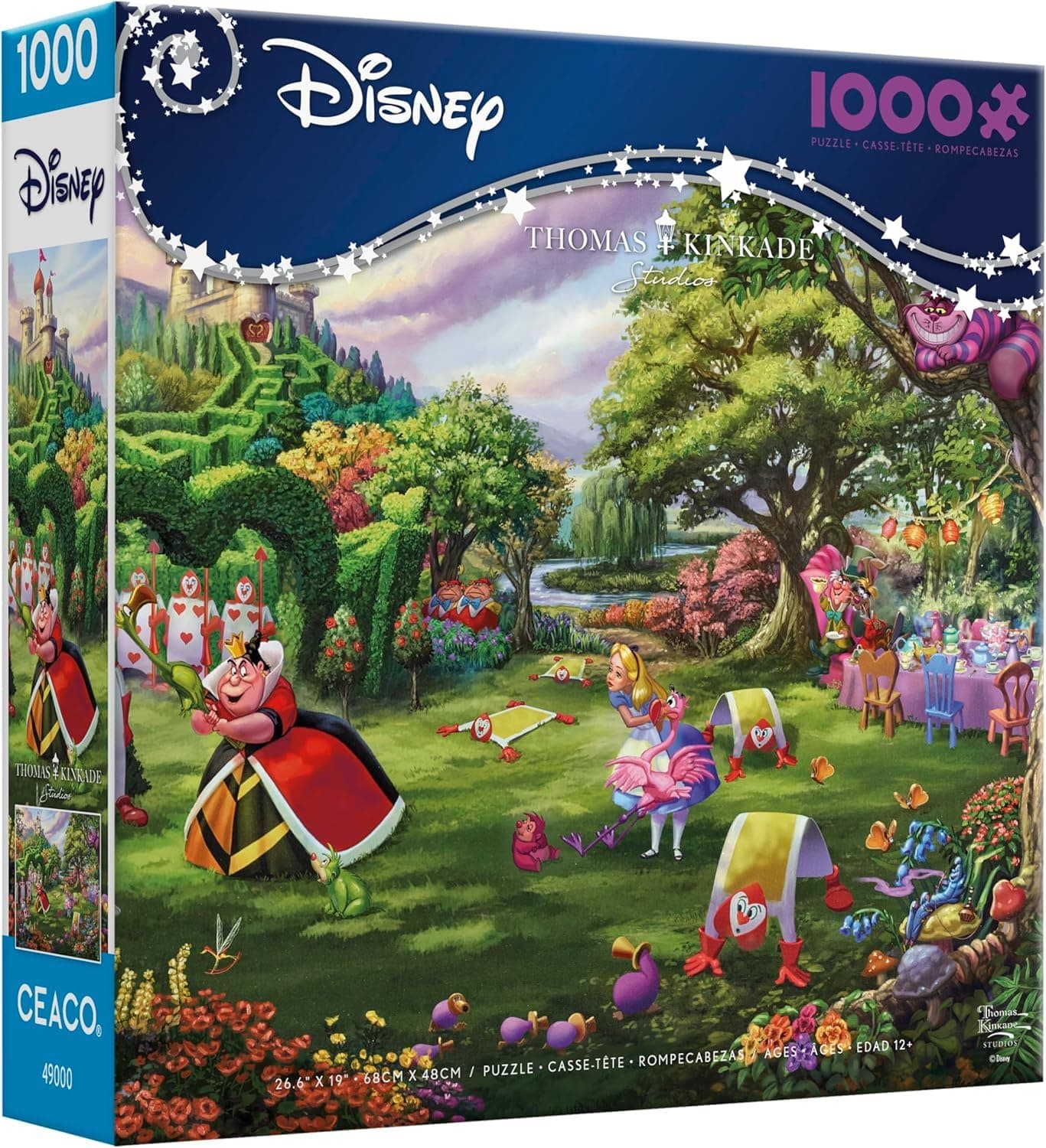 Thomas Kinkade - Disney - Queen of Hearts - 1000 Piece Jigsaw Puzzle