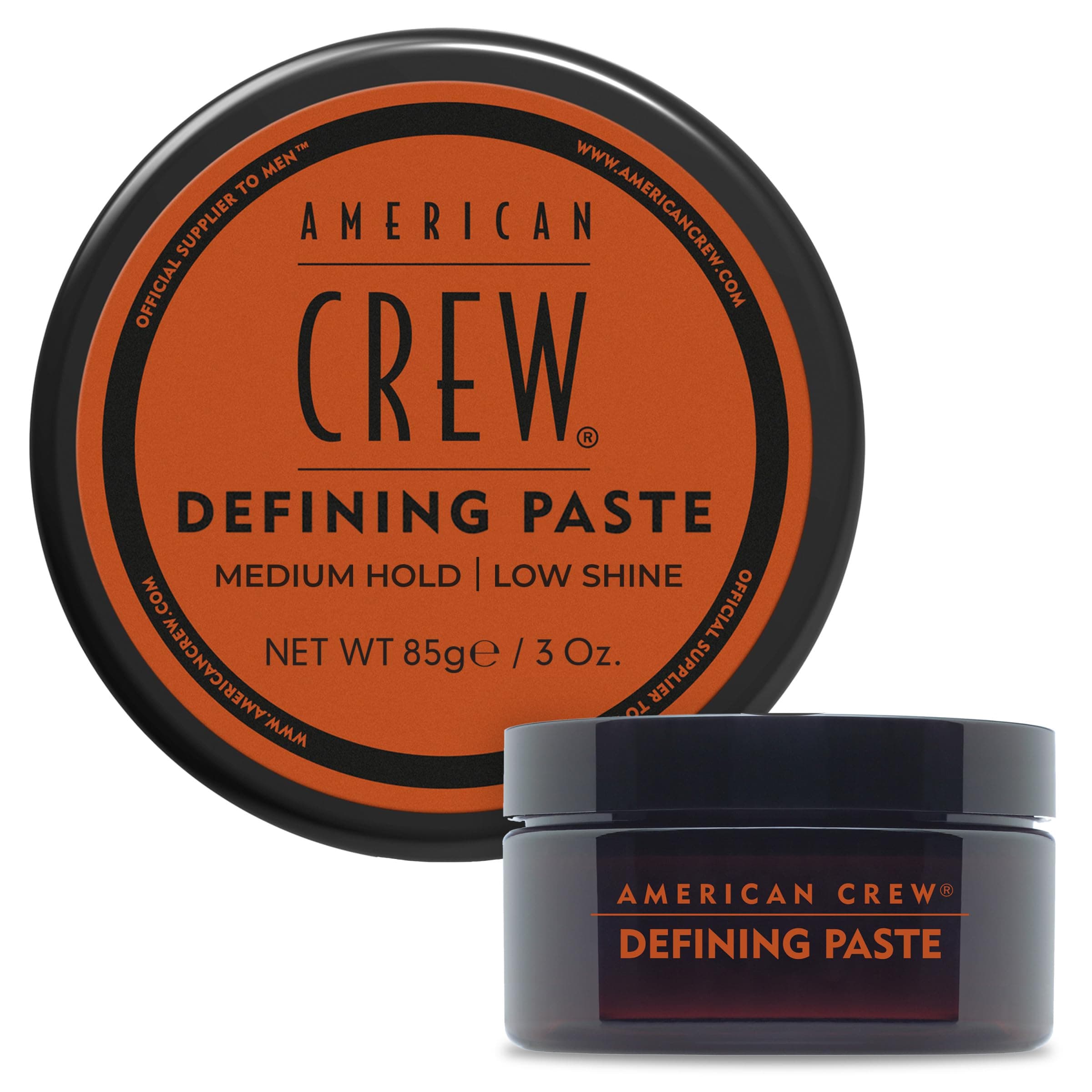 Men's Hair Defining Paste, Like Hair Gel with Medium Hold Hair Gel & Low Shine, 3 oz