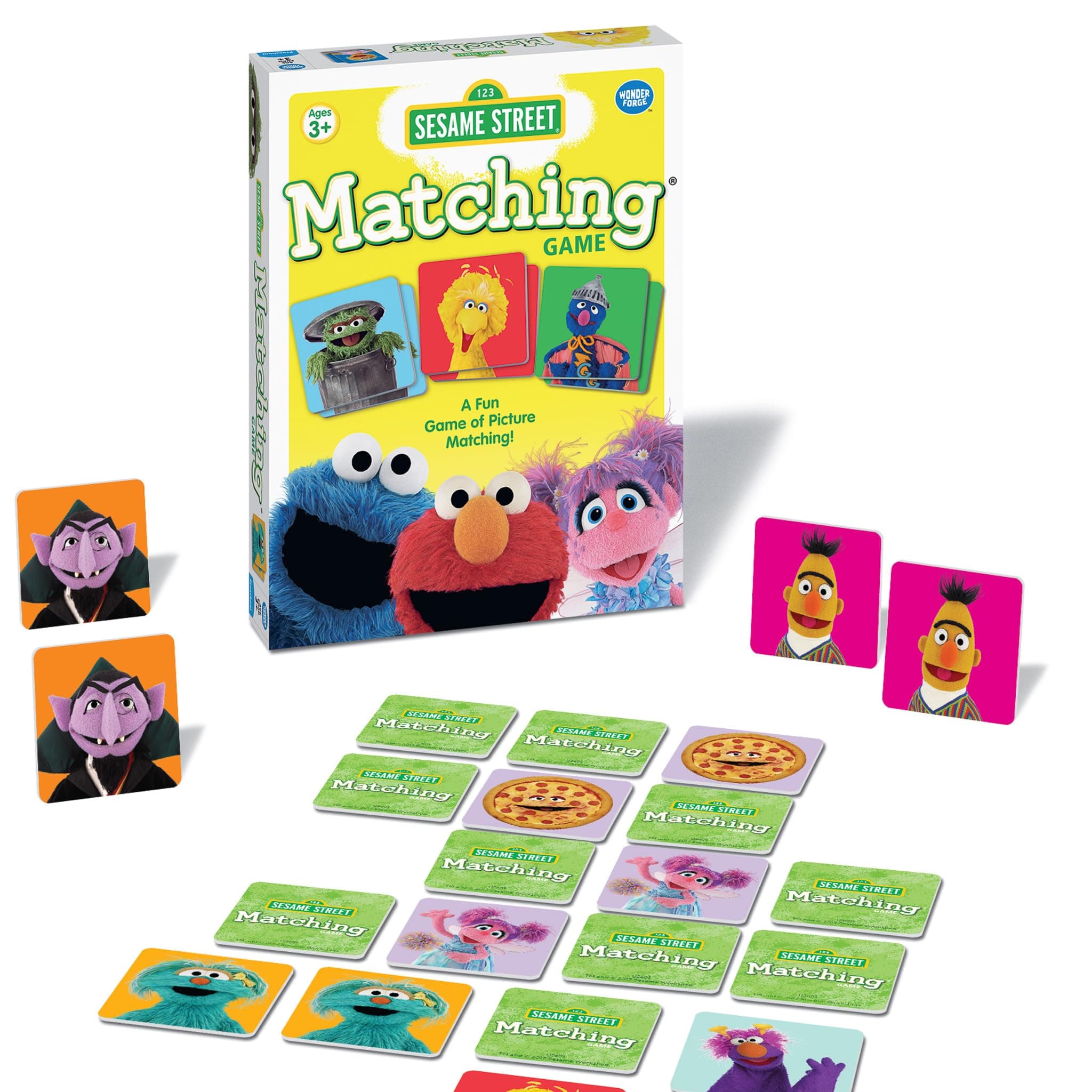 Sesame Street Memory Matching Game: Fun Toddler Learning Toys & Games for Kids Ages 3-5, Ideal for Family Play & Education