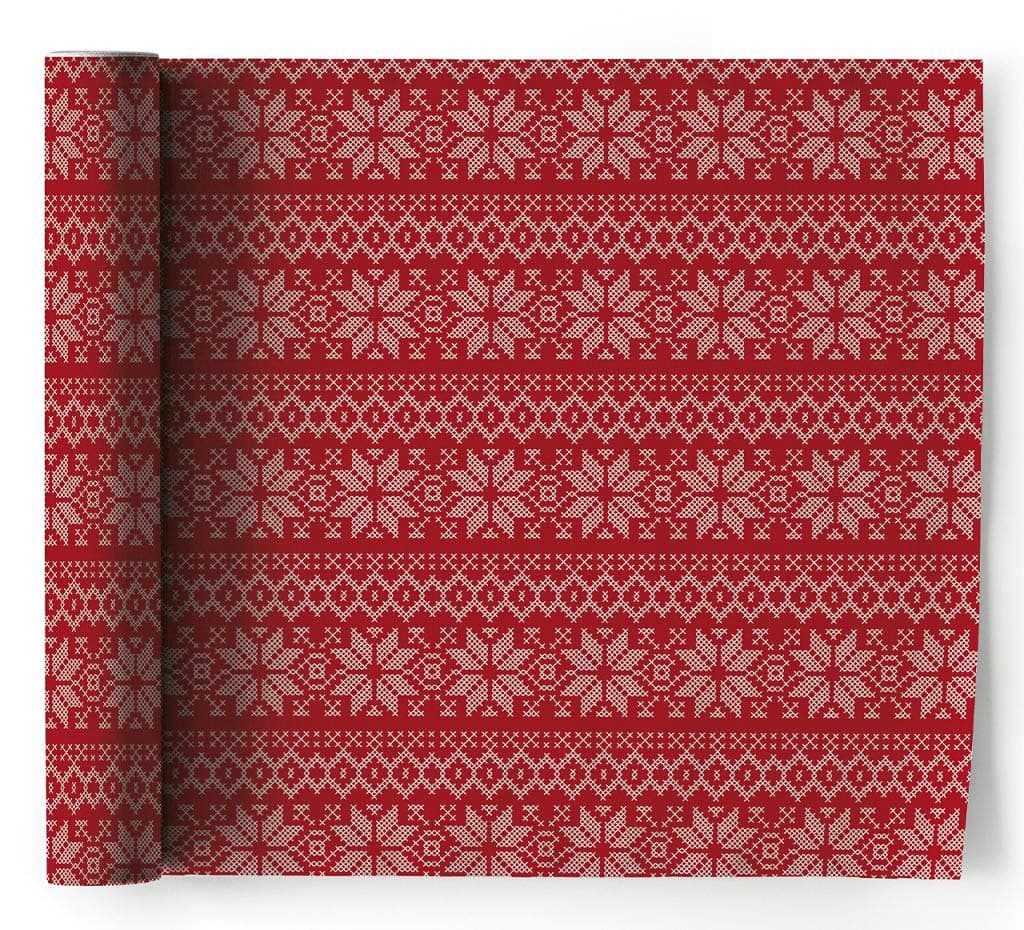 Cotton Printed Dinner Napkin - 12.6 x 12.6 In. - 6 Units per Roll - Noel