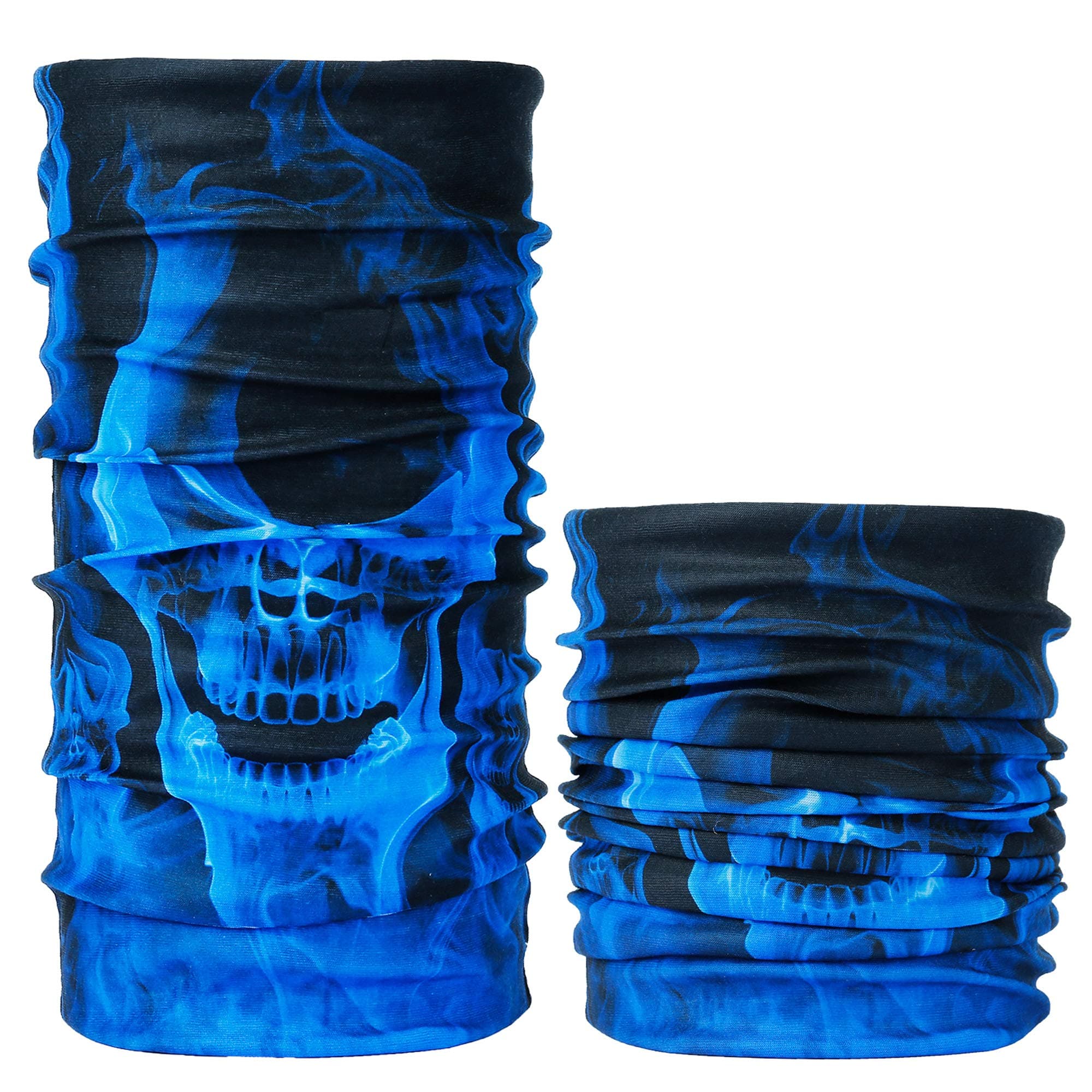 Sports Multifunctional Headwear 1 PACK Skull Face Mask Neck Gaiter Skull Scarf Wrap Sweatband Skeleton Headband - Skull Seamless Tube Bandana