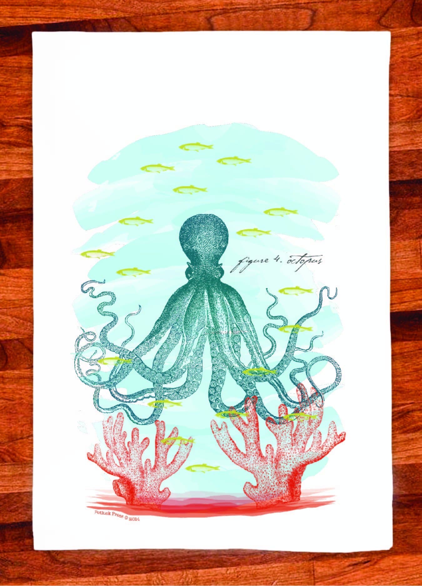 Potluck Press Octopus Towel