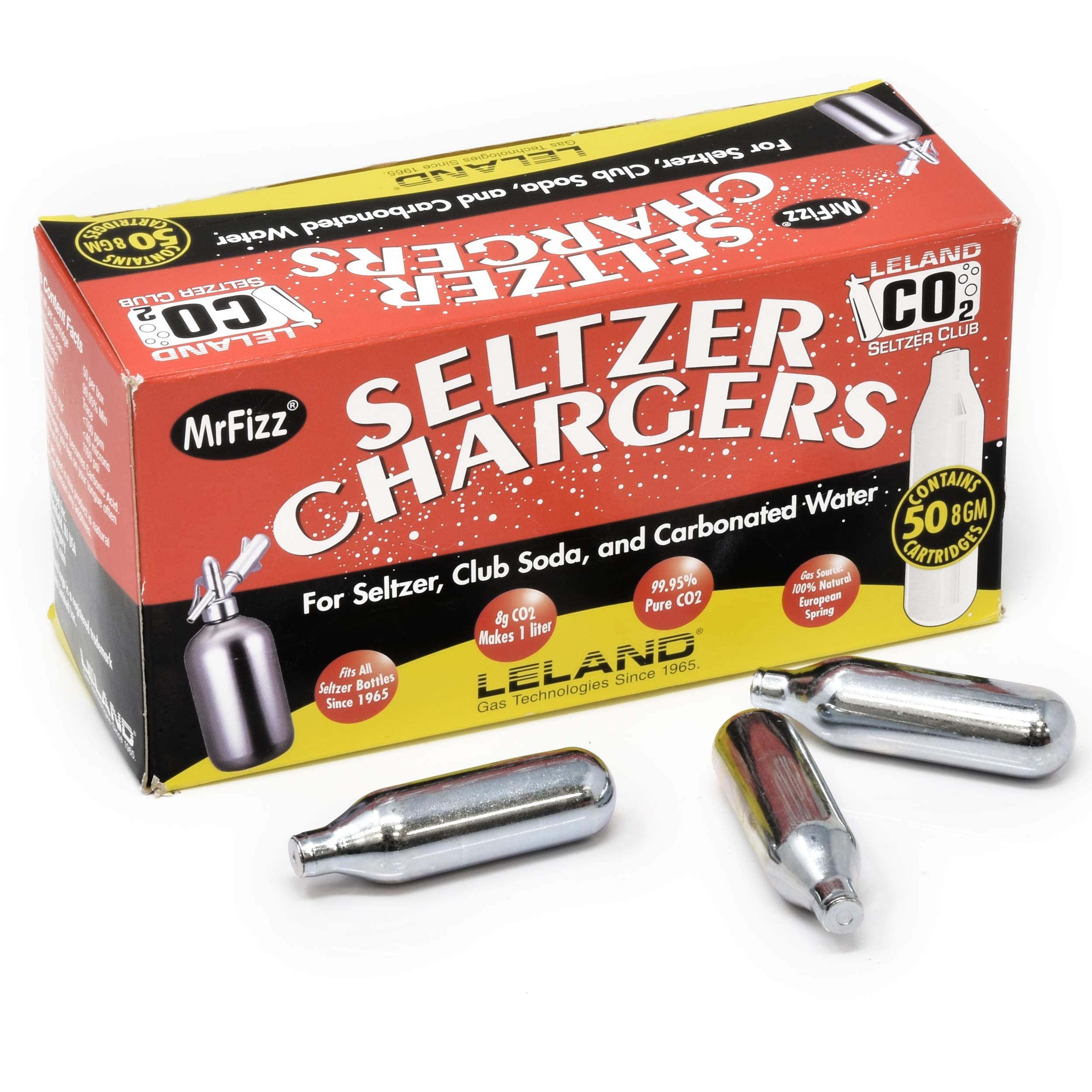 Leland Soda Chargers Seltzer Chargers CO2 (200 Pack)