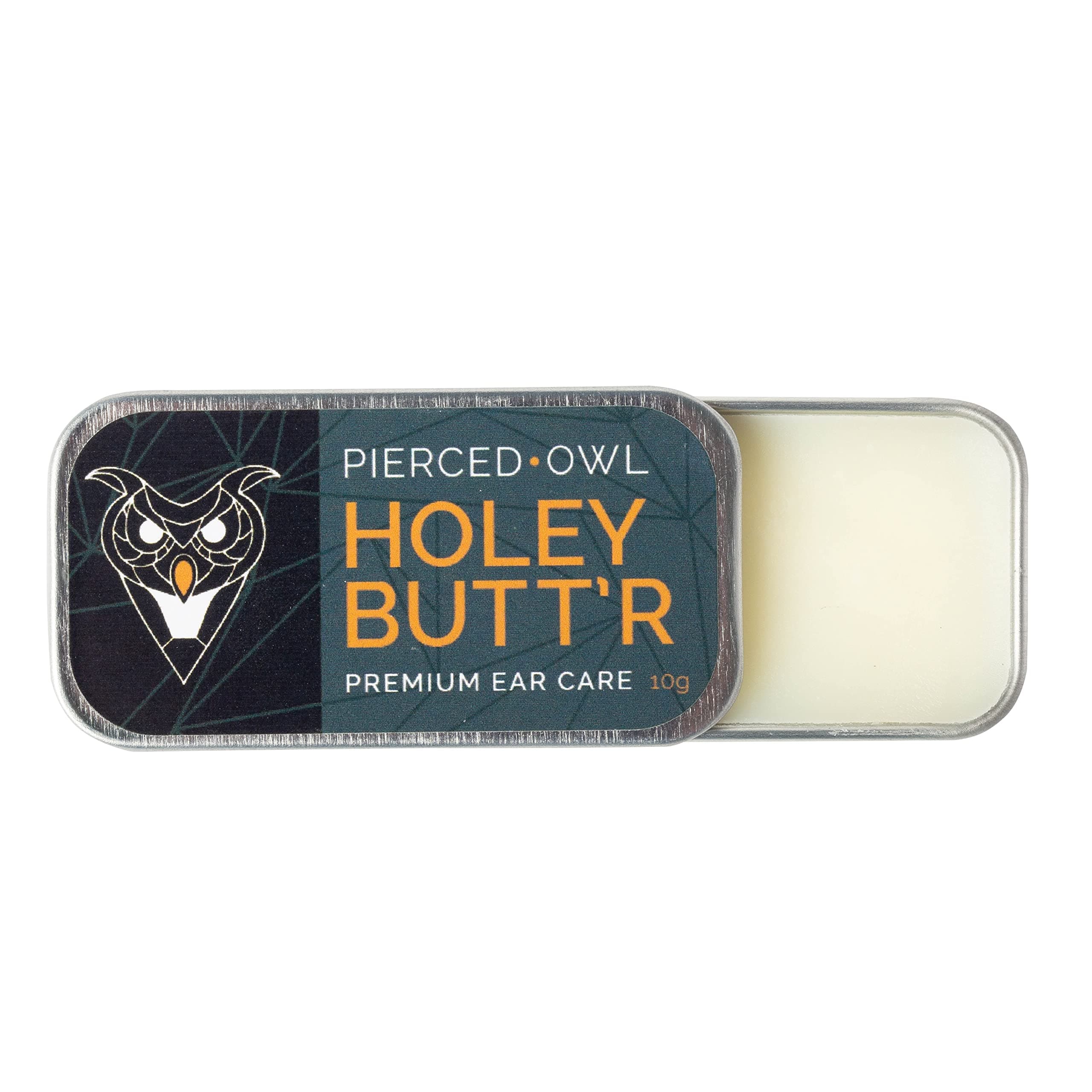 Pierced Owl Holey Butt'r Premium Stretched Ear Lobe Cream, Vegan, 10g / .35 ounce