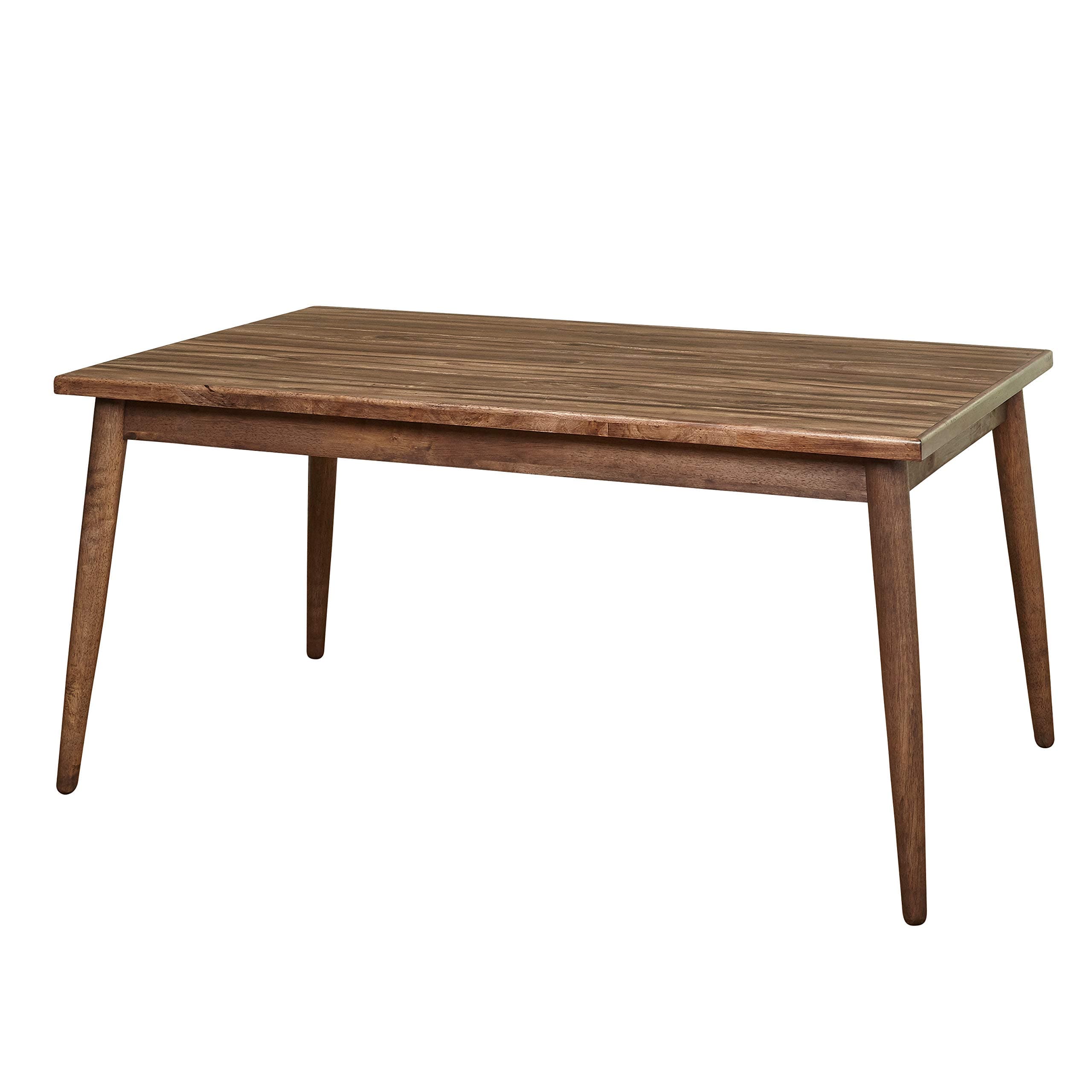 The Mezzanine Shoppe Element Mid Century Wooden Rectangular Dining Room Table, 59", Walnut