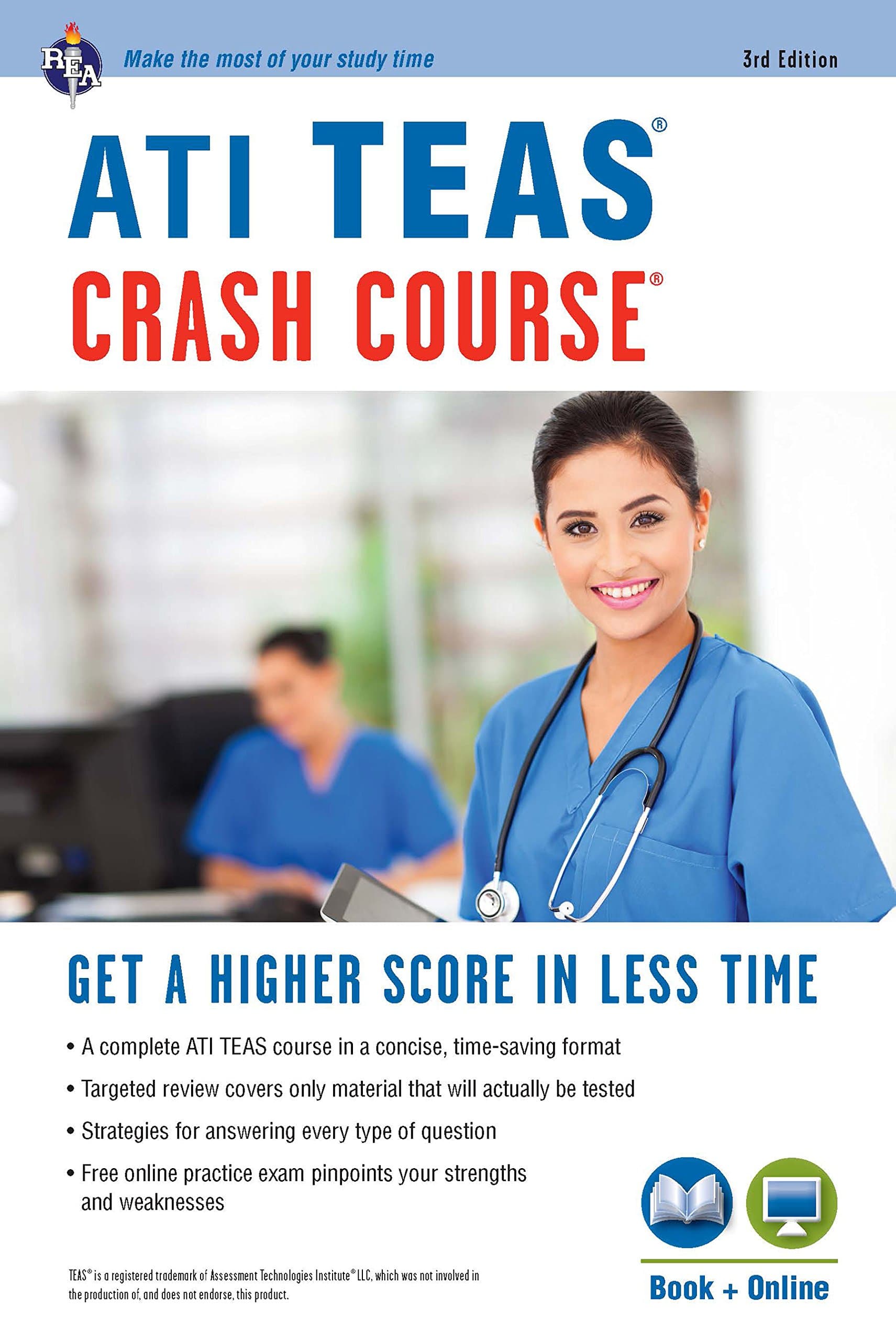 ATI TEAS Crash Course® Book + Online: Get a Higher Score in Less Time (Nursing Test Prep)