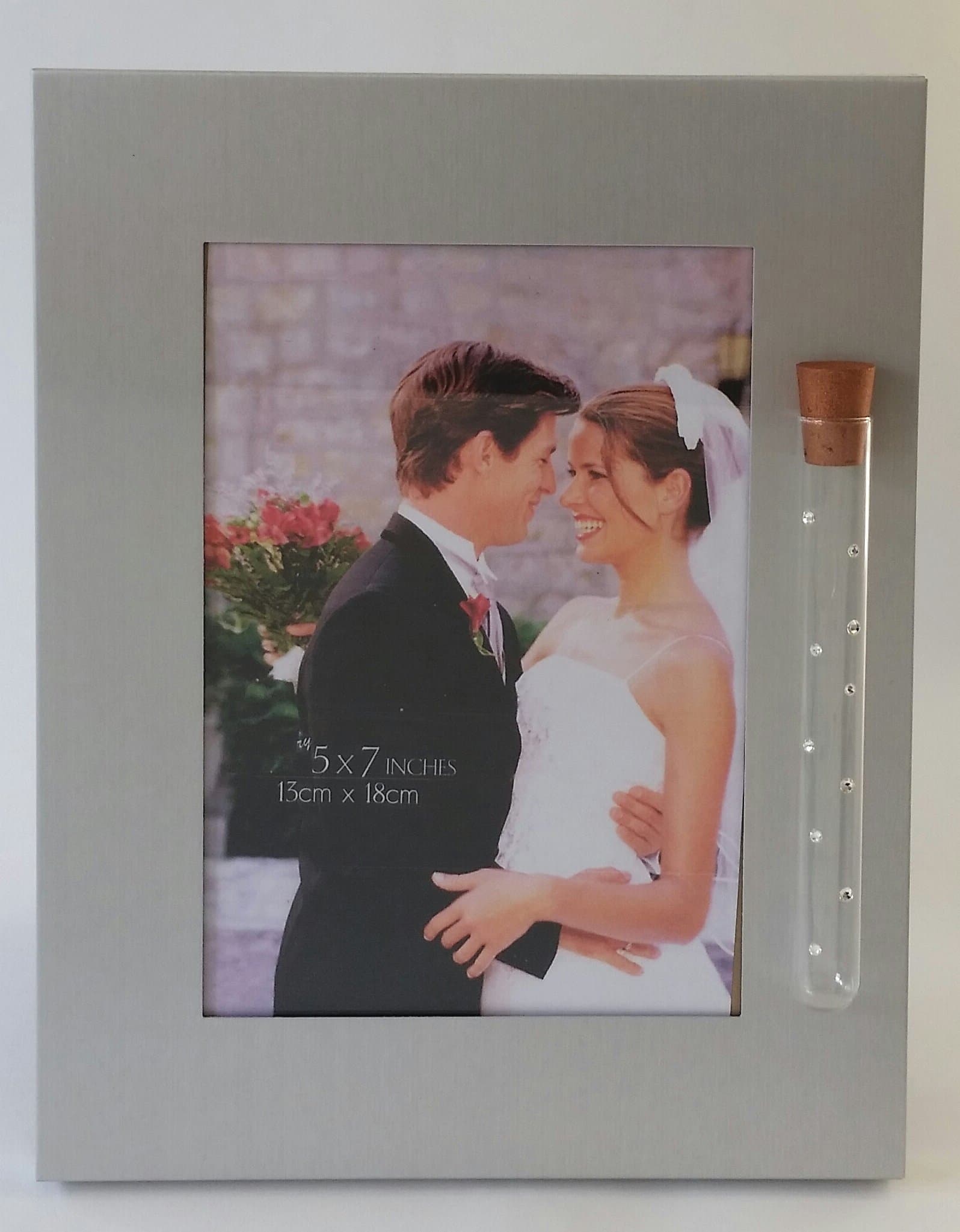 Bjcrystalgifts Jewish Wedding Picture Frame - Frame Holds Glass Shards from Wedding Ceremony