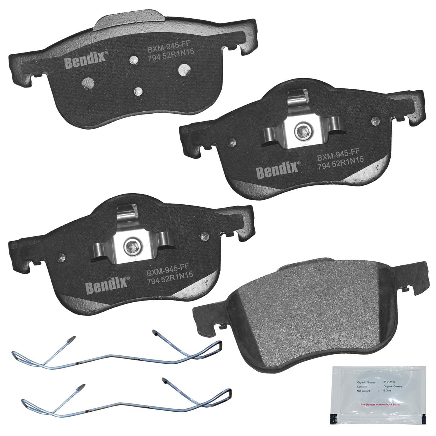 Priority1 CFM794 Semi-Metallic Front Brake Pads for Volvo S60 2009-2001, S80 2006-1999, V70 2007-2001, XC70 2007-2003