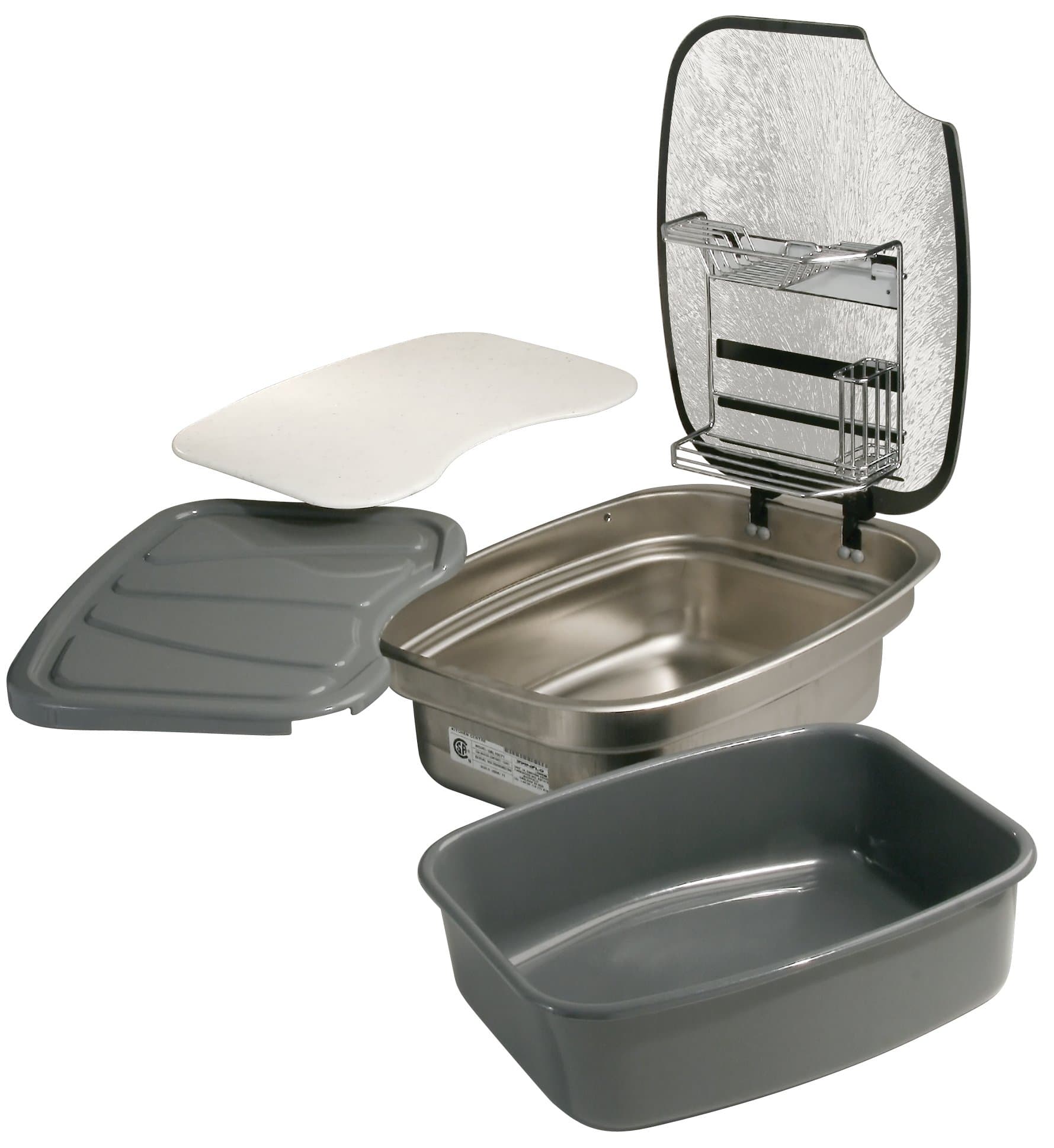Spinflo SBL1001Y Kitchen Center Chinchilla Lid with Complete Accessory Set