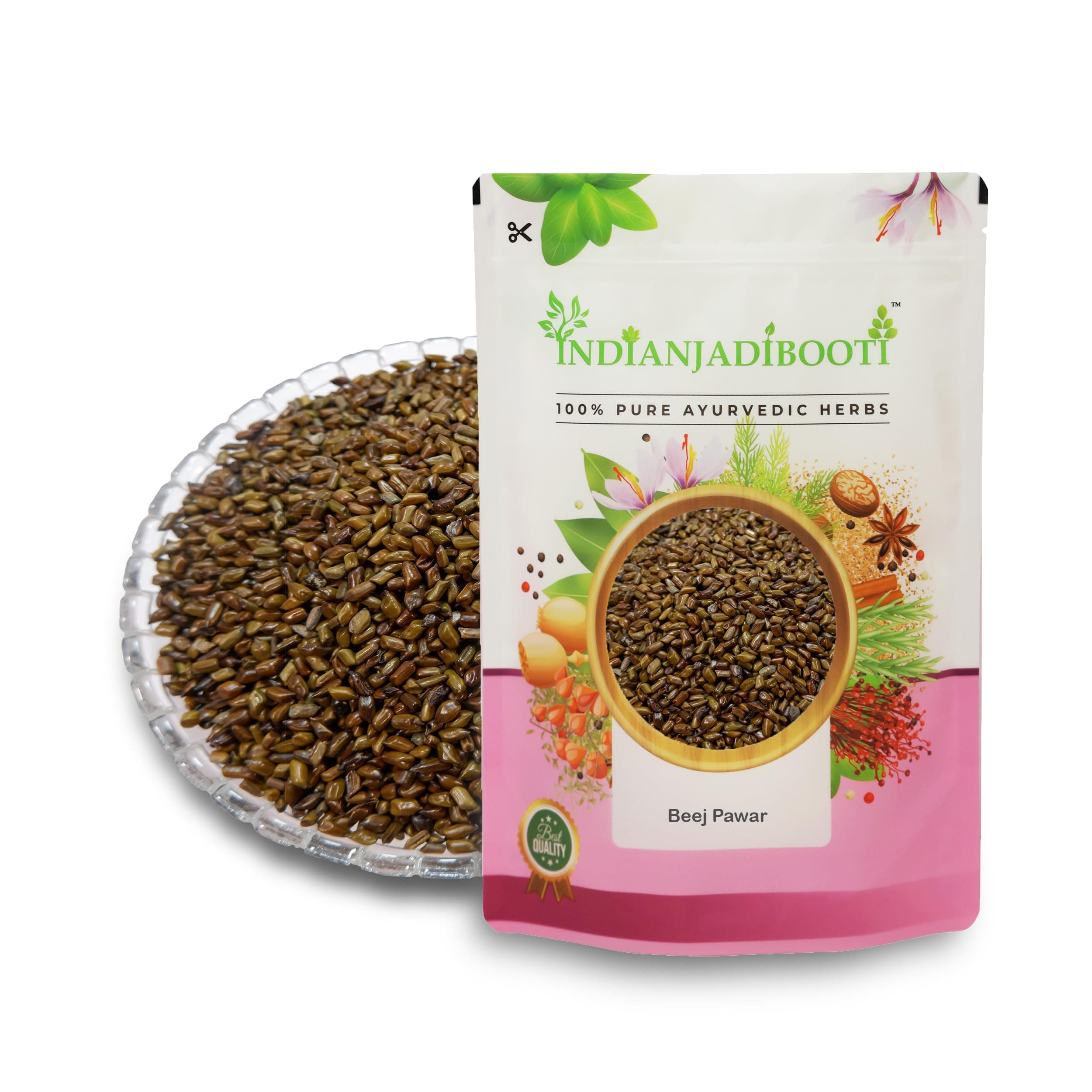 IndianJadiBooti Puwar Seeds (Cassia Tora) | Chakramarda Beej | Panwar | Natural Ayurvedic Herb for Skin Wellness & Detox | Whole Dried Seeds | 400 Grams