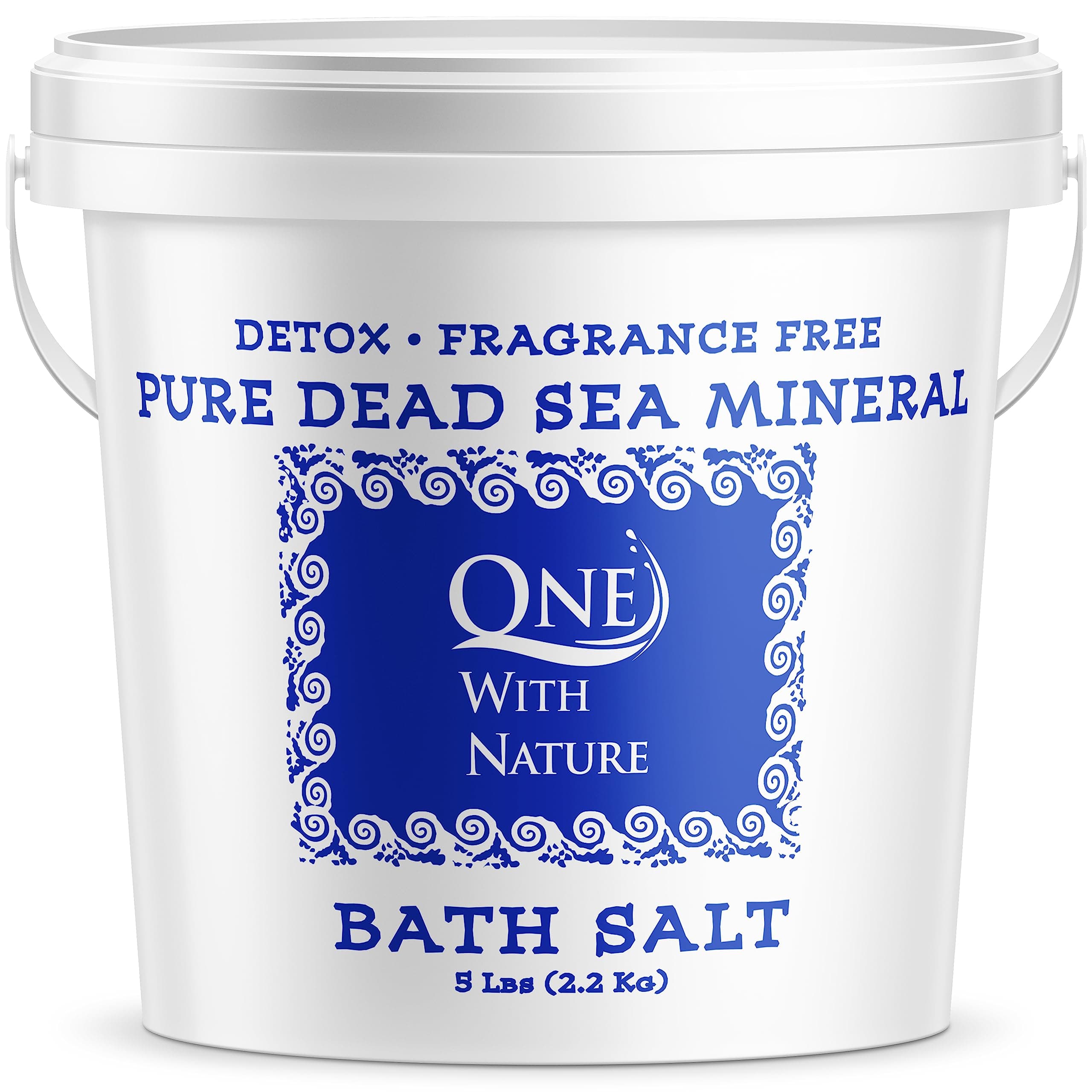 100% Pure Dead Sea Mineral Bath Salt 5Lb Frag Free