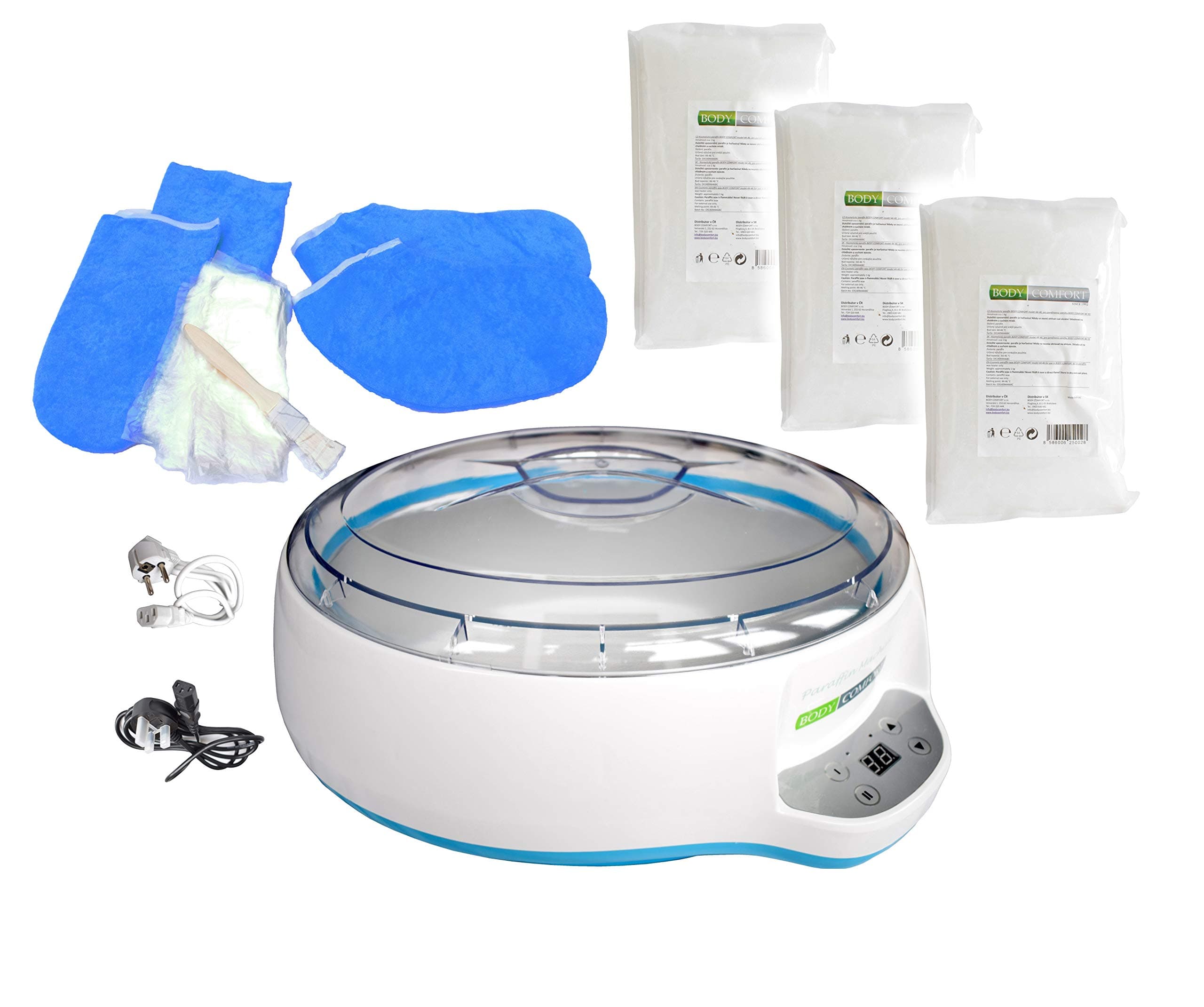 Body ComfortBC 01 Profi DeLuxe Quick Heat Paraffin Wax Bath/Spa For Hands, Feet+Whole Body. For Rehabs-Rheuma-Therapy, Beauty+Cosmetic Salons,Home, Silky Skin