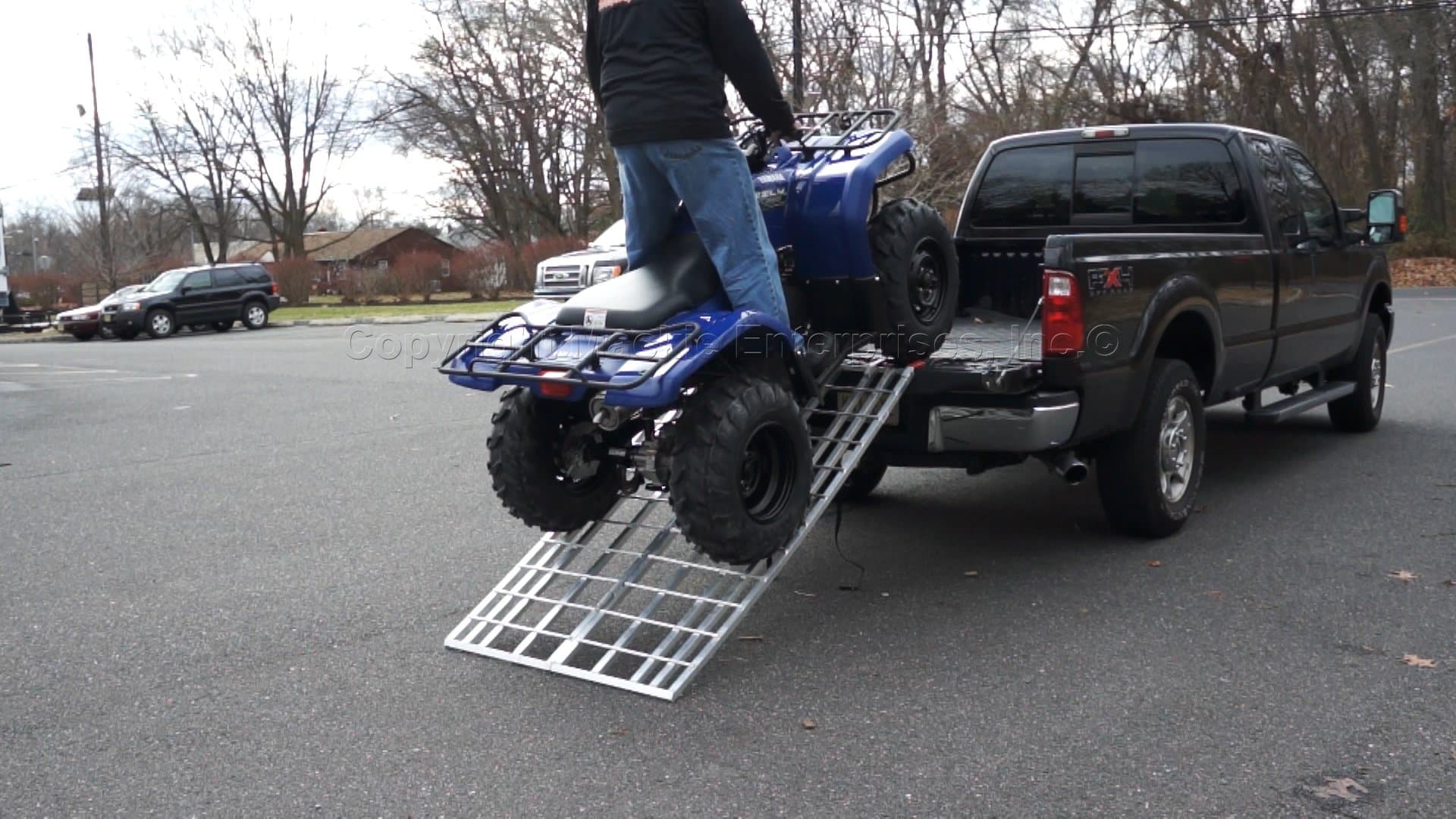 6 ft. Aluminum Folding Ramp Mfg in The USA, 400 - ATV/Snow Blower Ramp